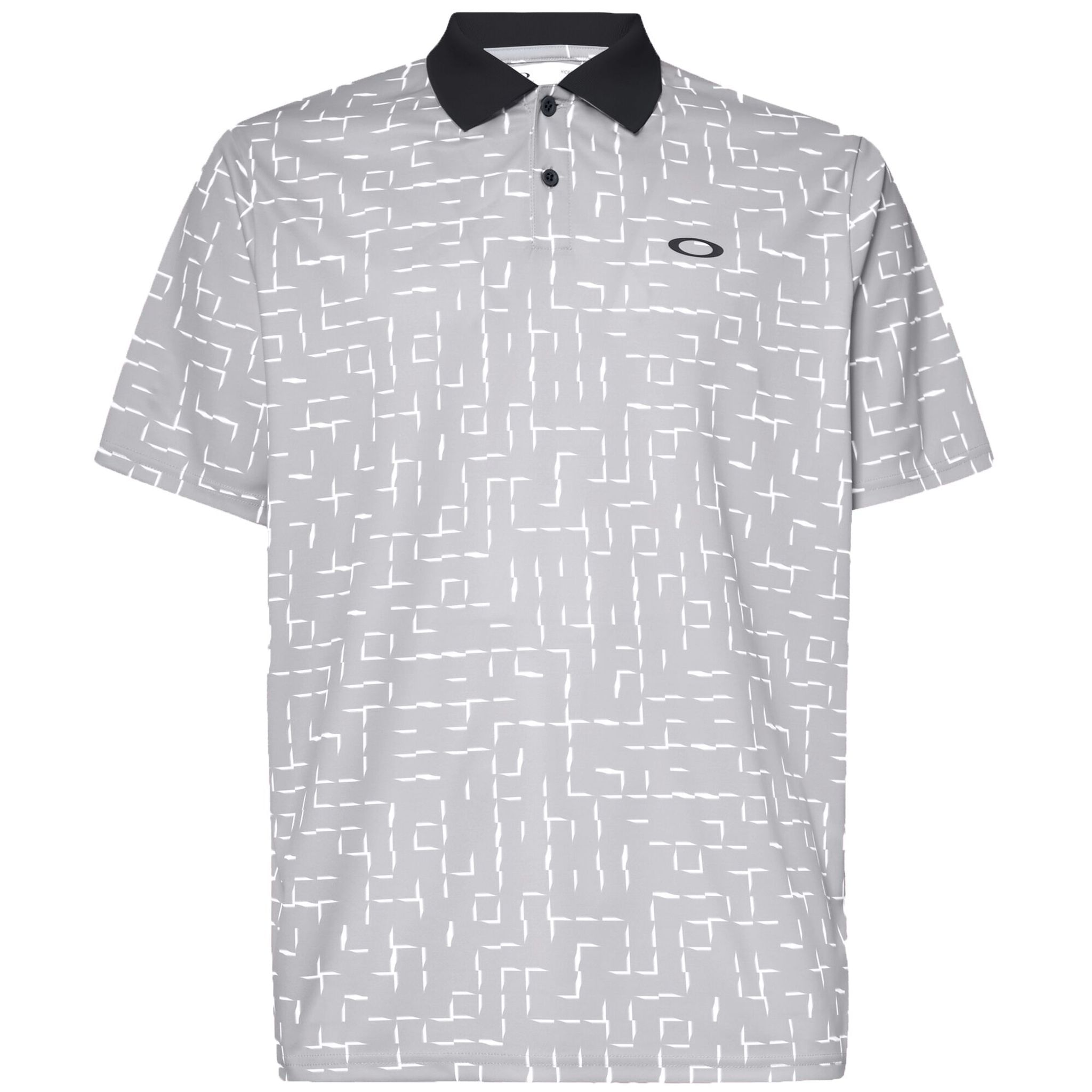 Polo Oakley Divisional Print Geometric da uomo