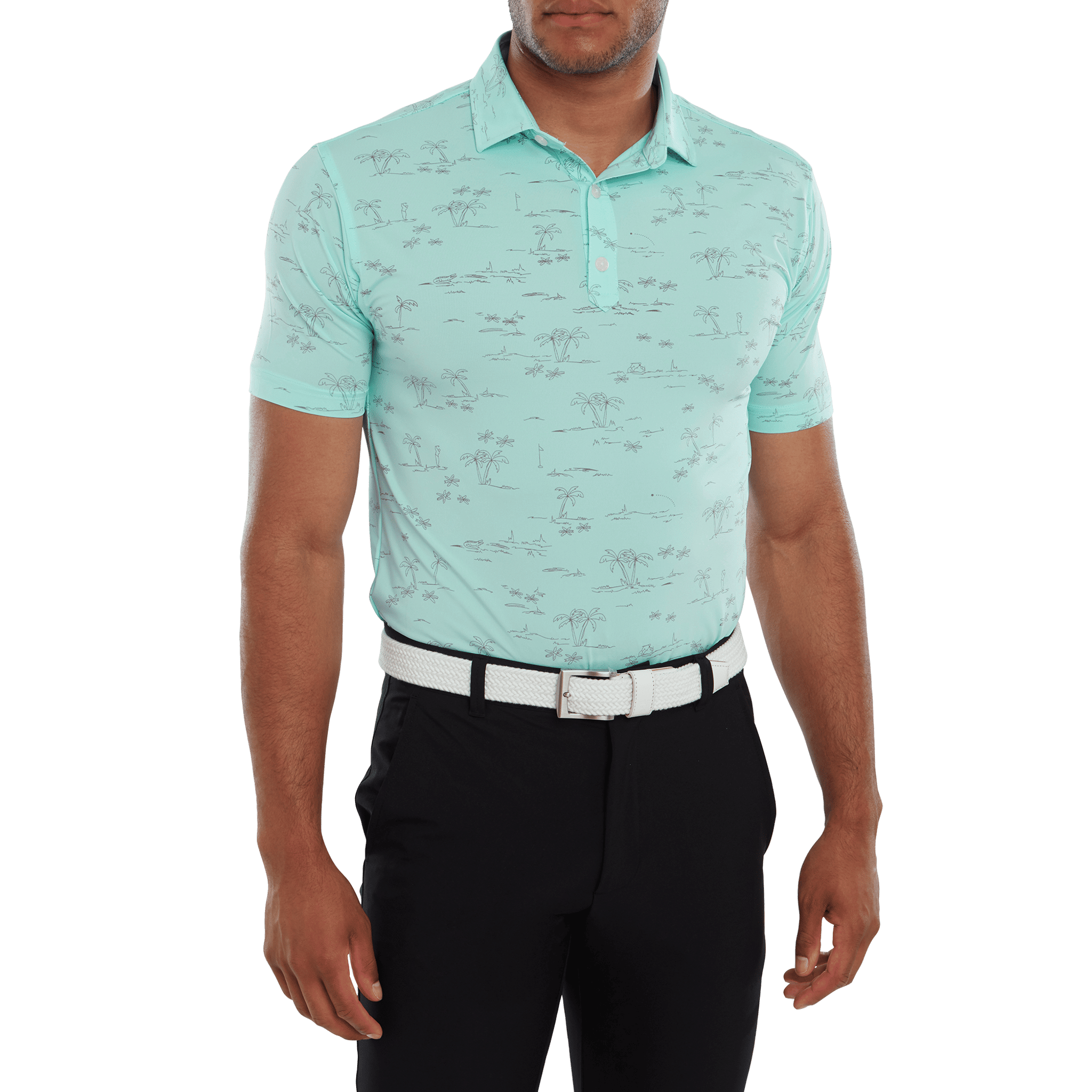 Polo da uomo Footjoy Tropic