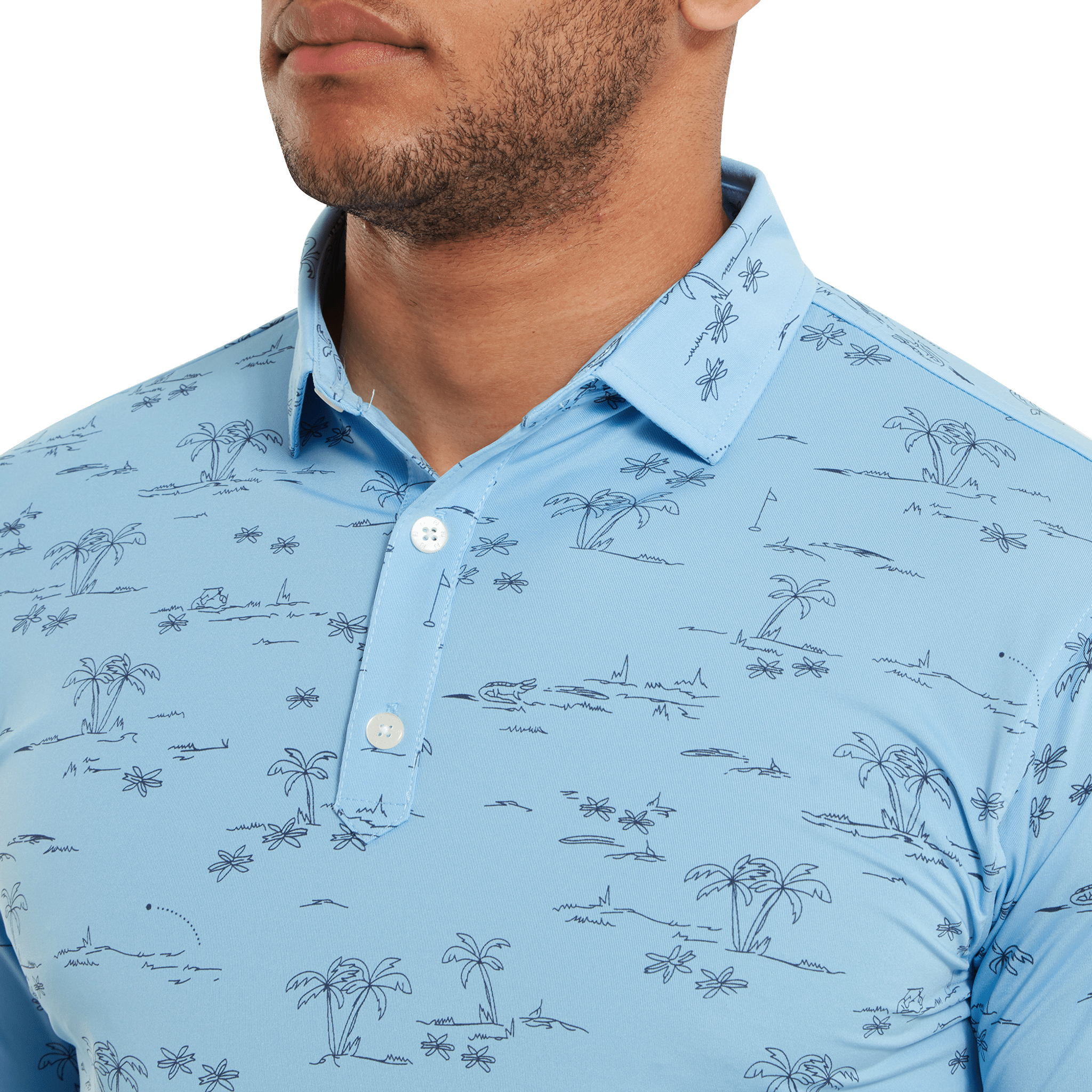 Polo da uomo Footjoy Tropic