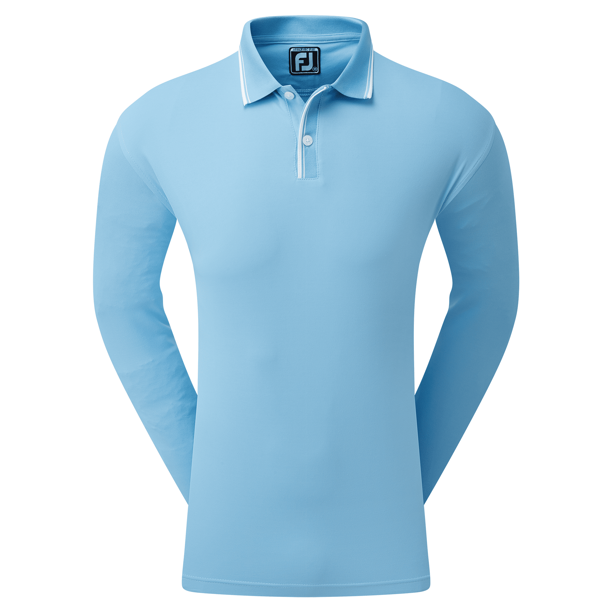 Polo da uomo a maniche lunghe con protezione solare leggera Footjoy