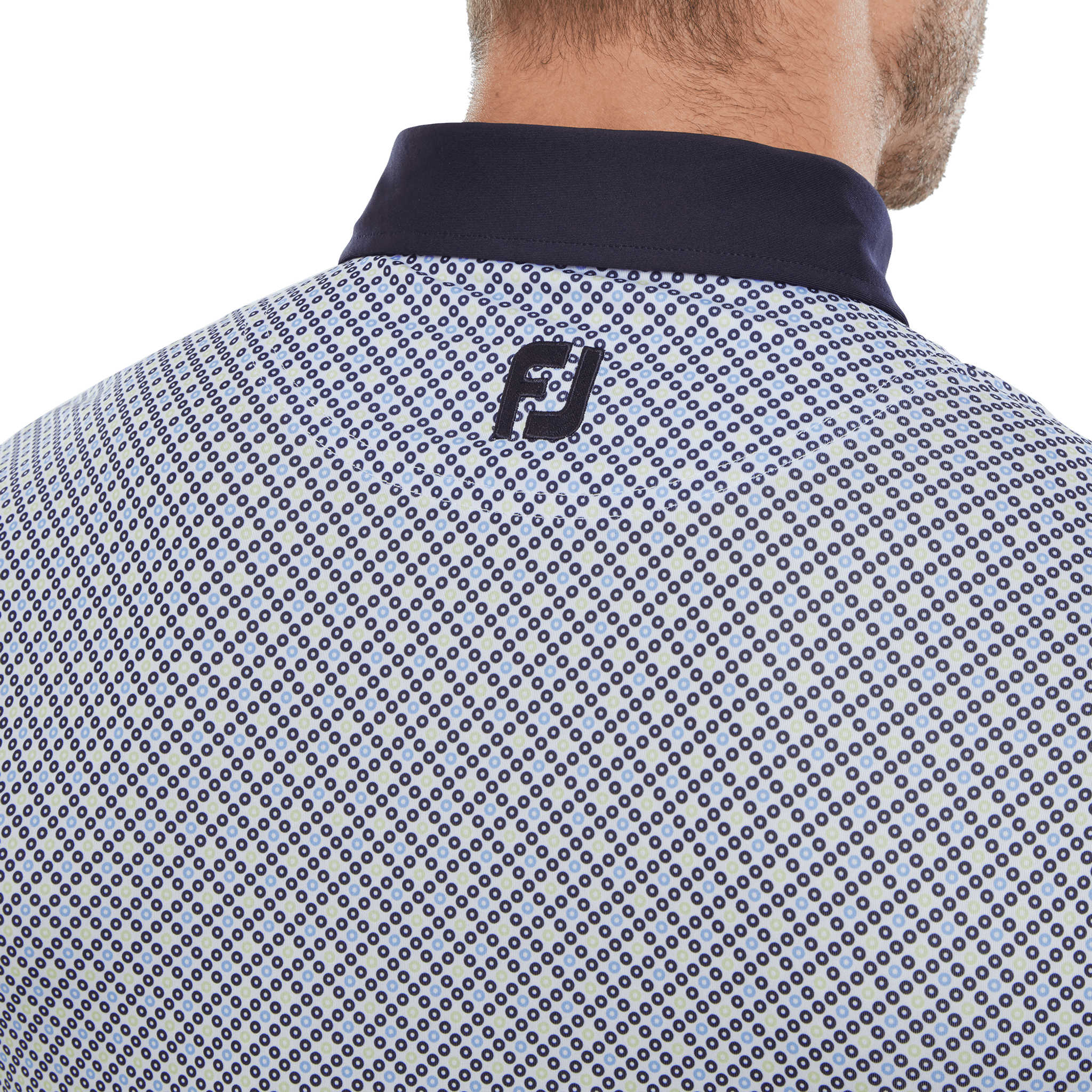 Polo da uomo con stampa circolare Footjoy