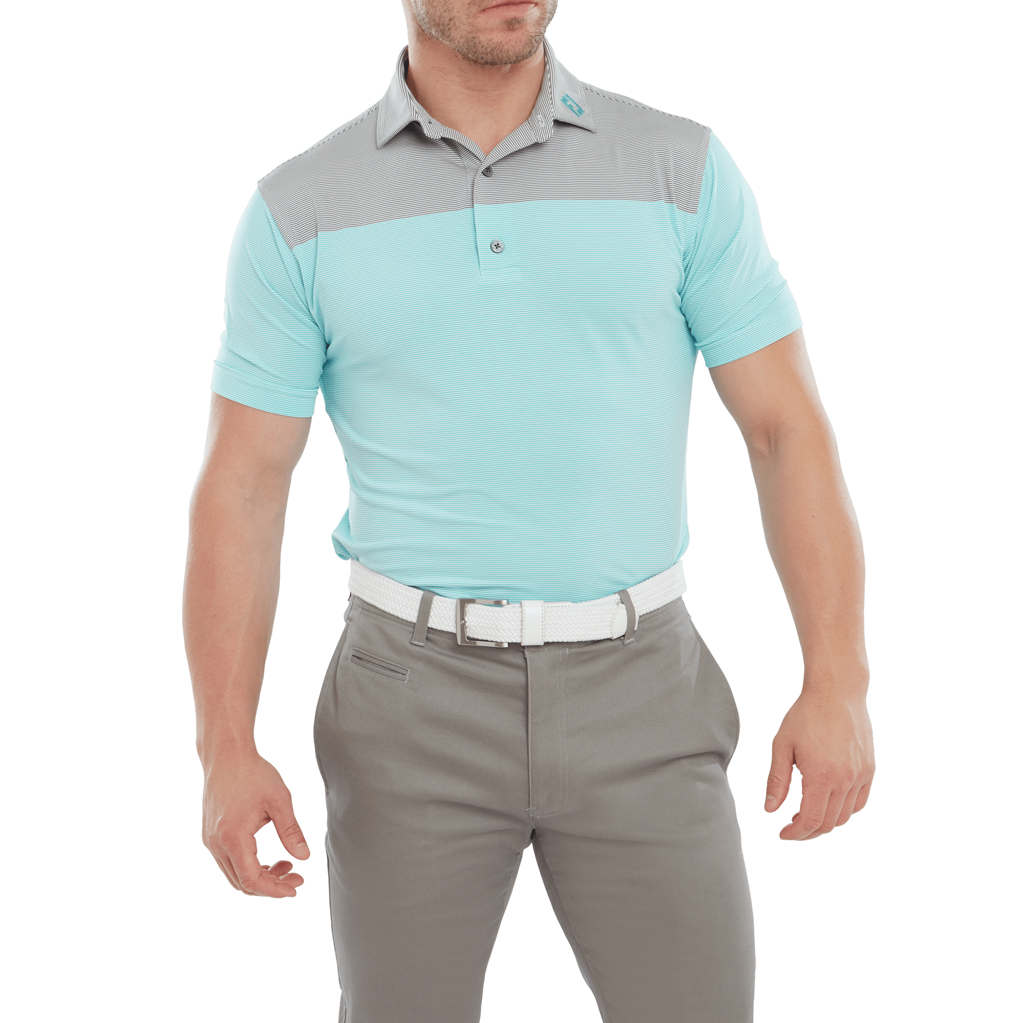 Polo Footjoy End-on-End Block da uomo