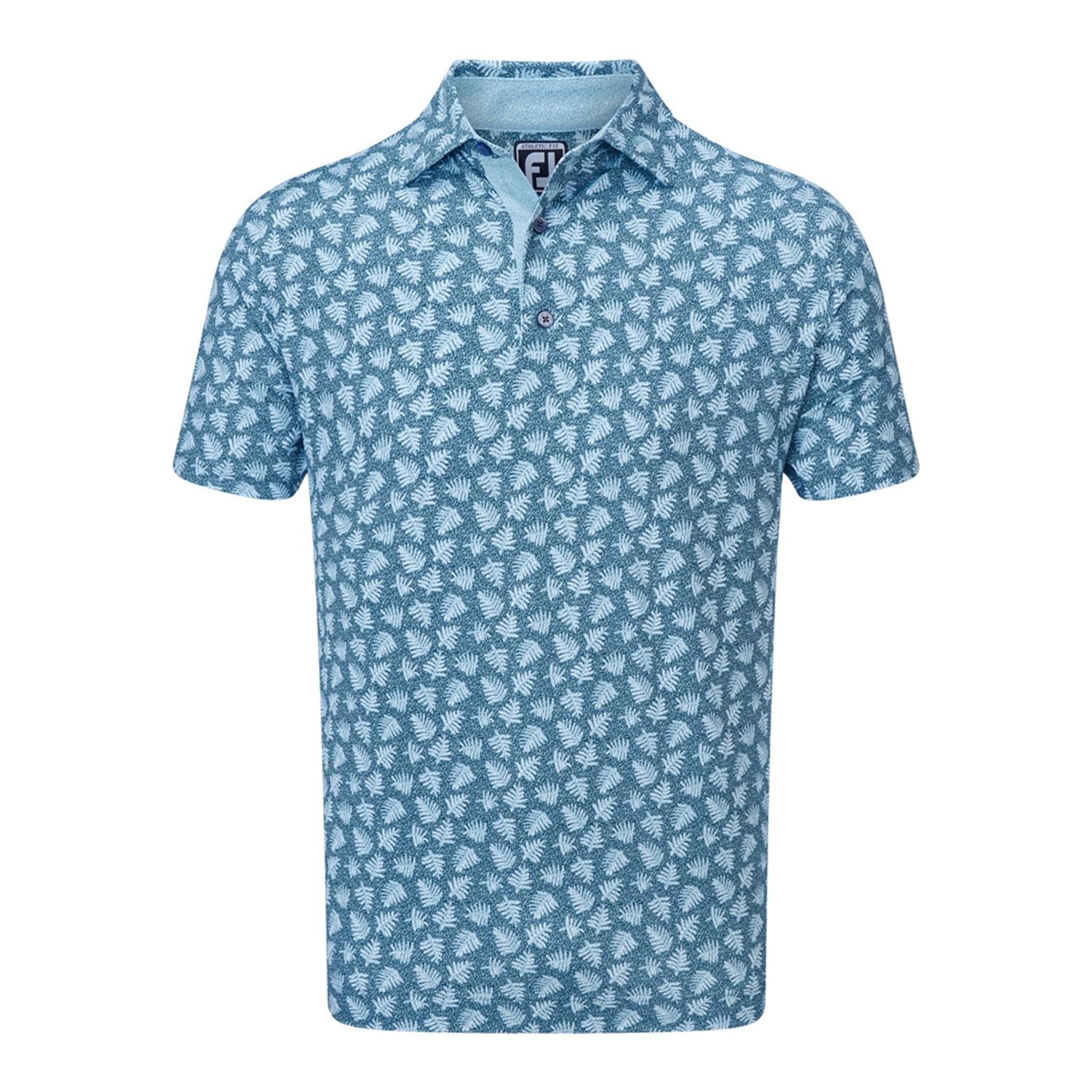 Footjoy Shadow Palm Print Polo Herren