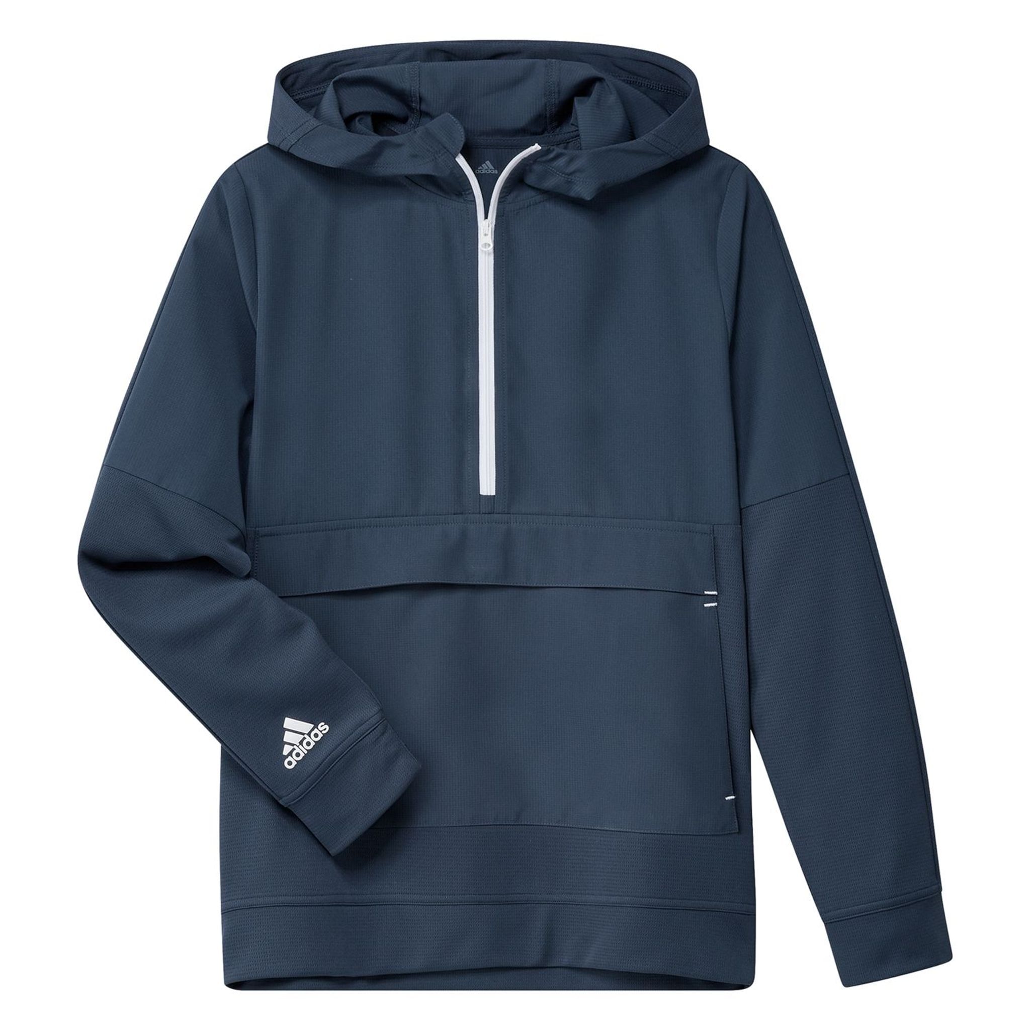 Felpa con cappuccio Adidas Primegreen 1/2-Zip per ragazzi