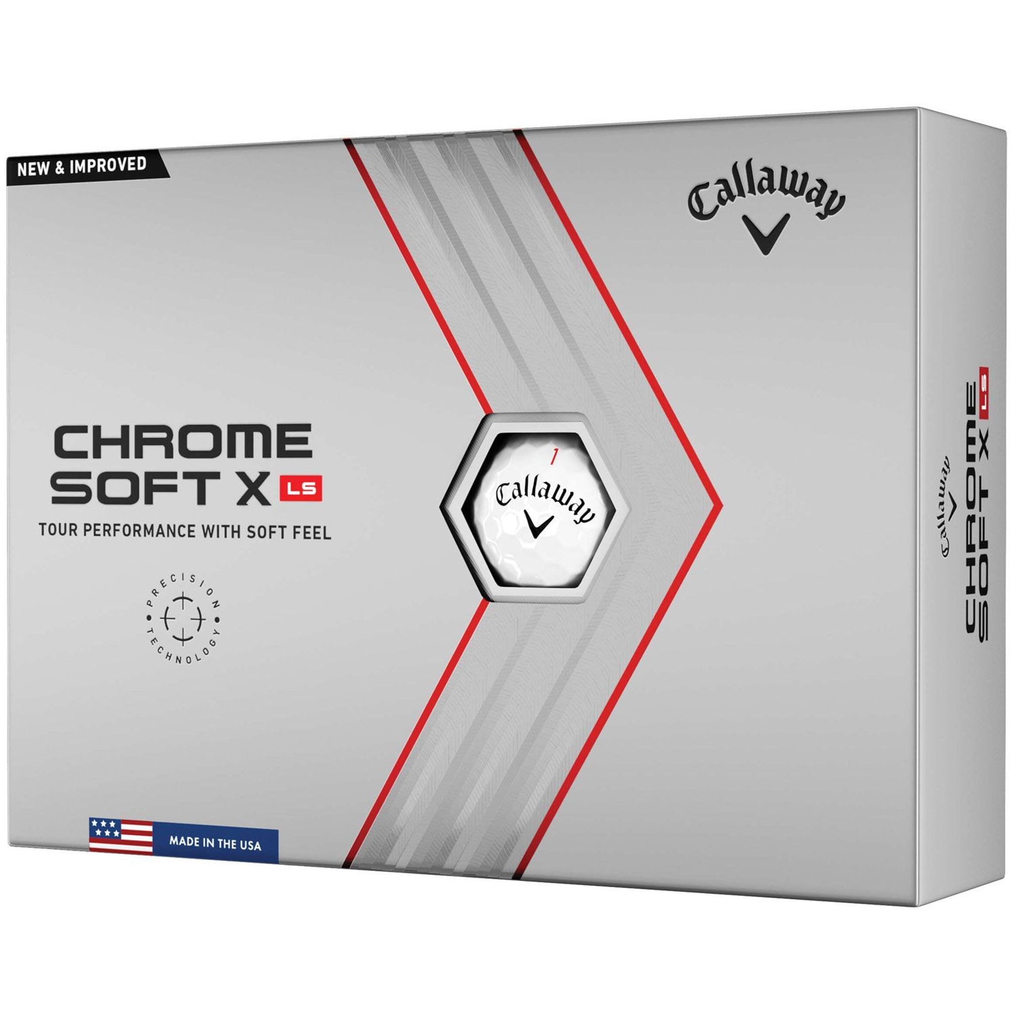 Palline da golf Callaway Chrome Soft X LS