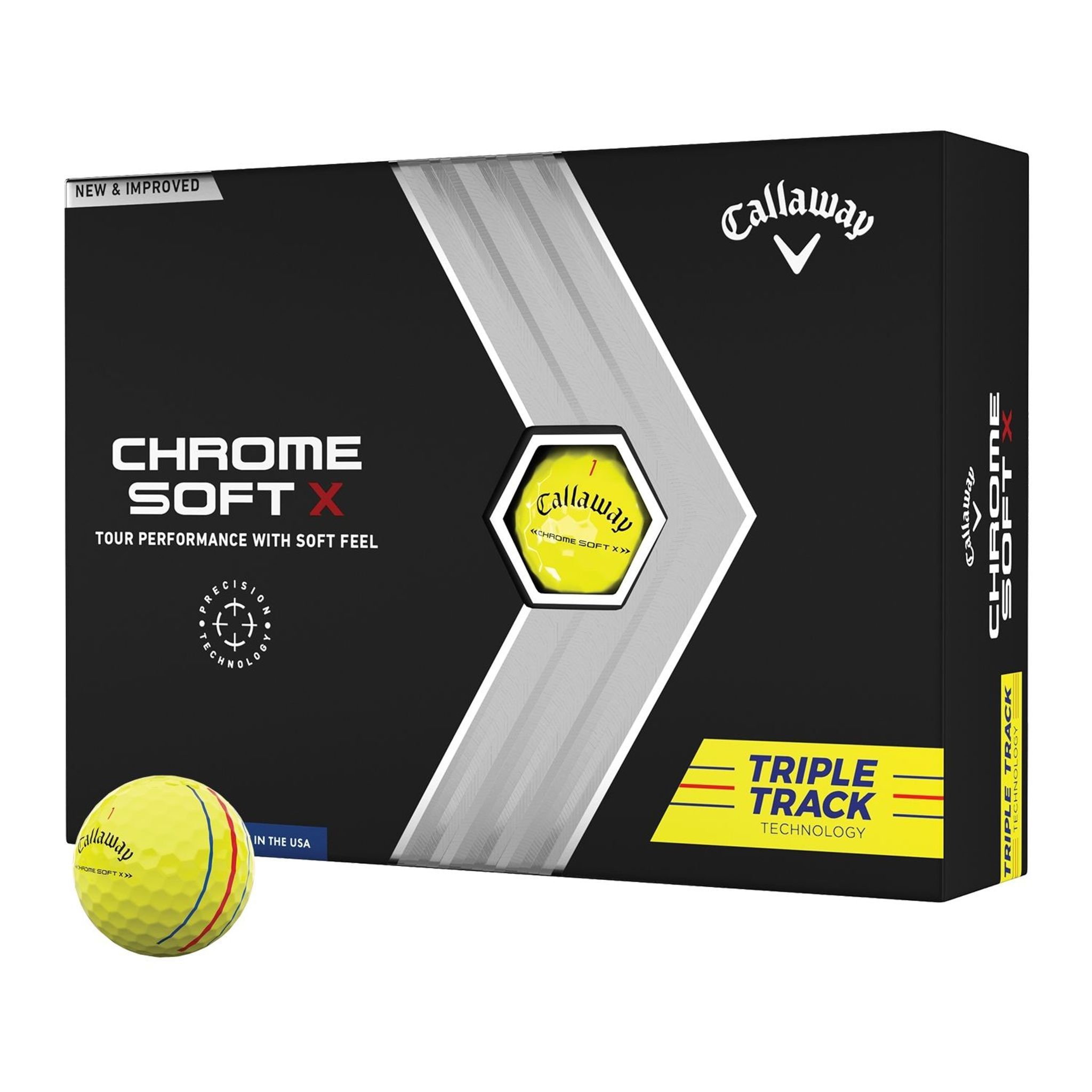 Palline da golf Callaway Chrome Soft X 2022