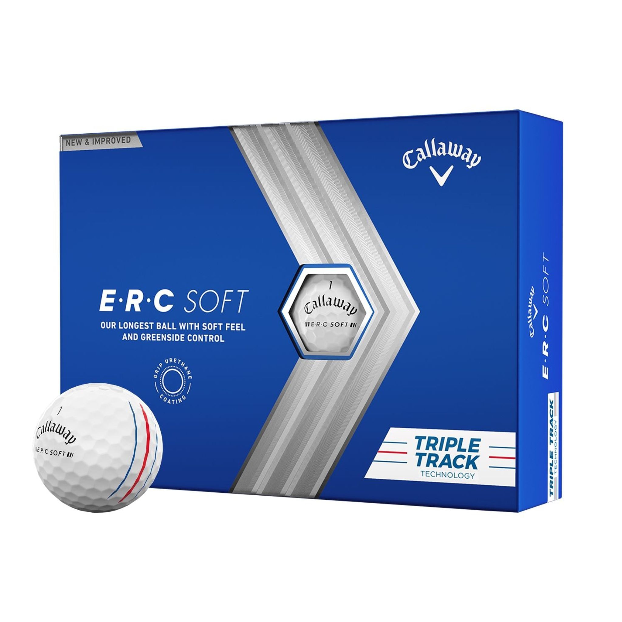 Palline da golf Callaway ERC morbide a tripla pista (2023)