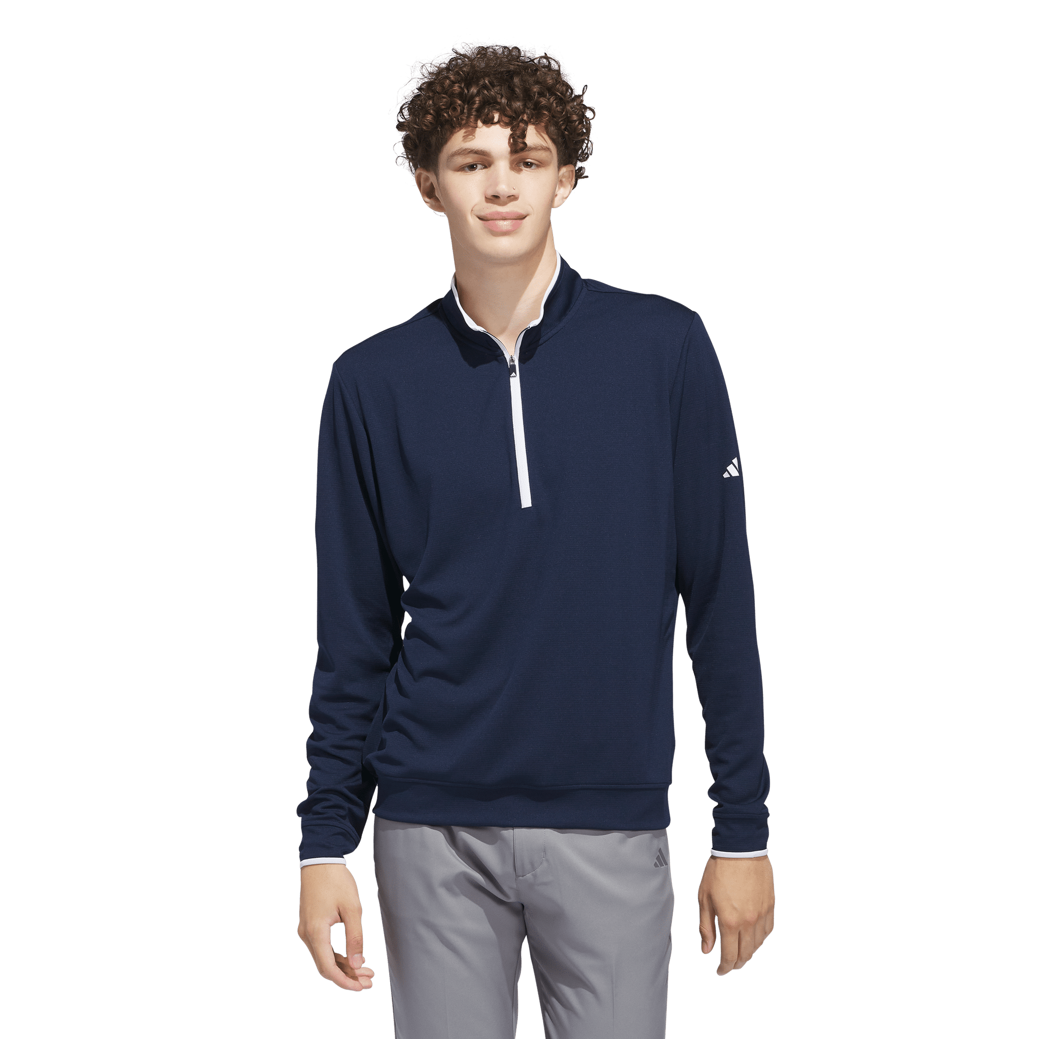 Adidas UPF Maglione leggero con zip a 1/4 da uomo