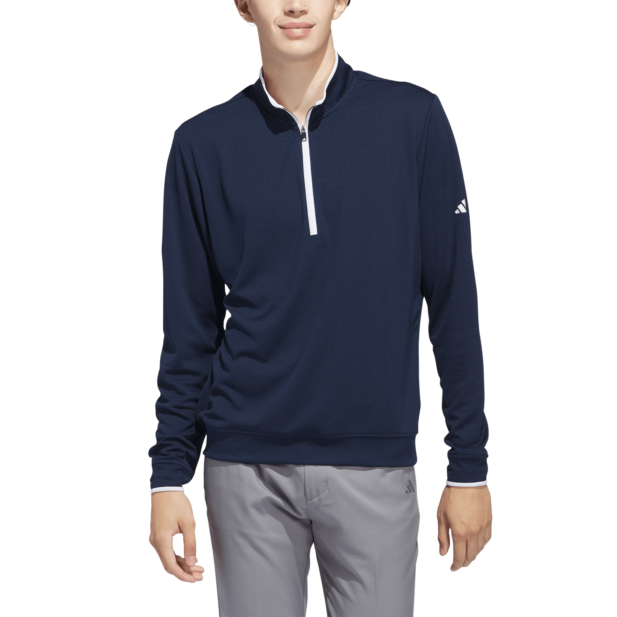 Adidas UPF Maglione leggero con zip a 1/4 da uomo