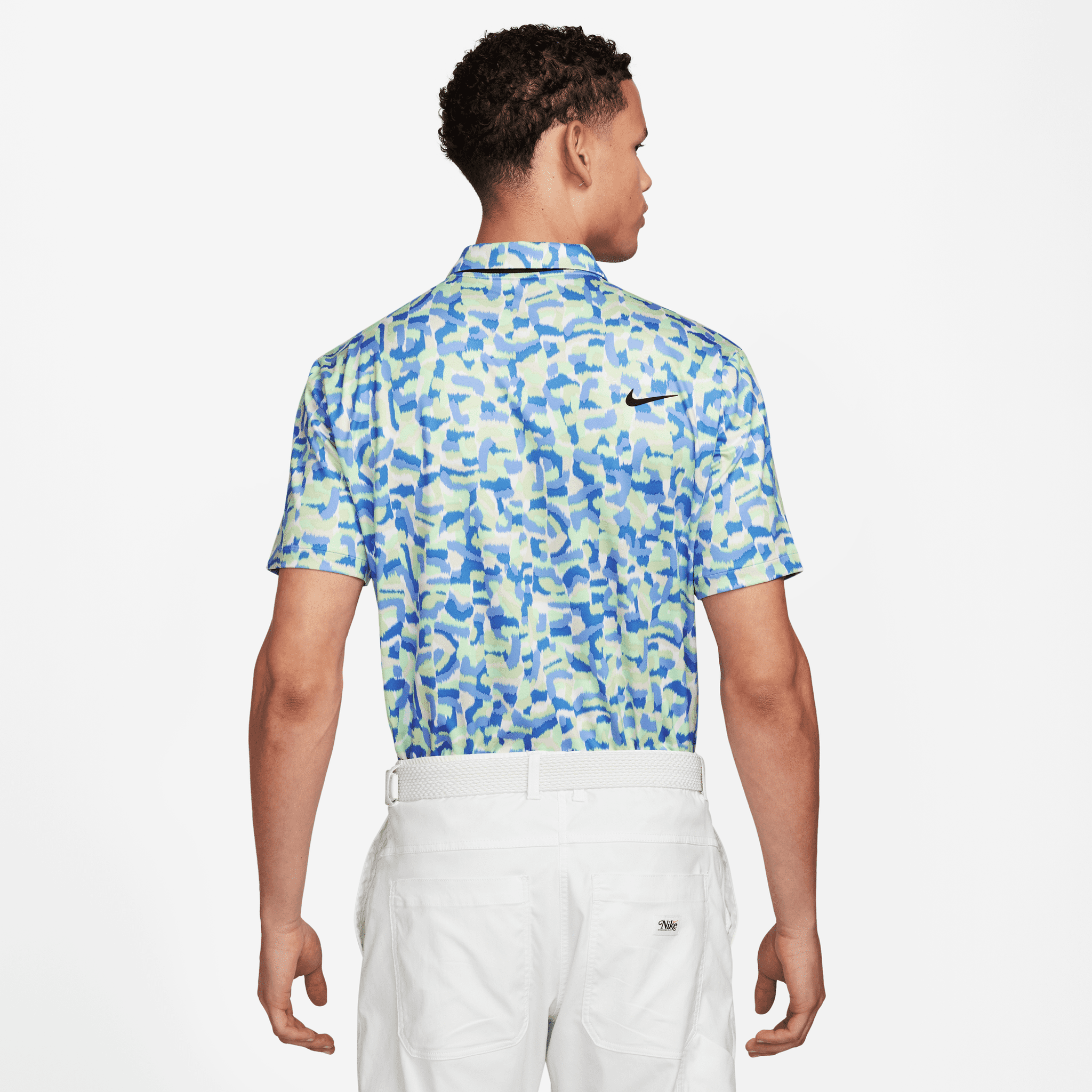 Polo Nike Dri-Fit Tour Confetti Print da uomo