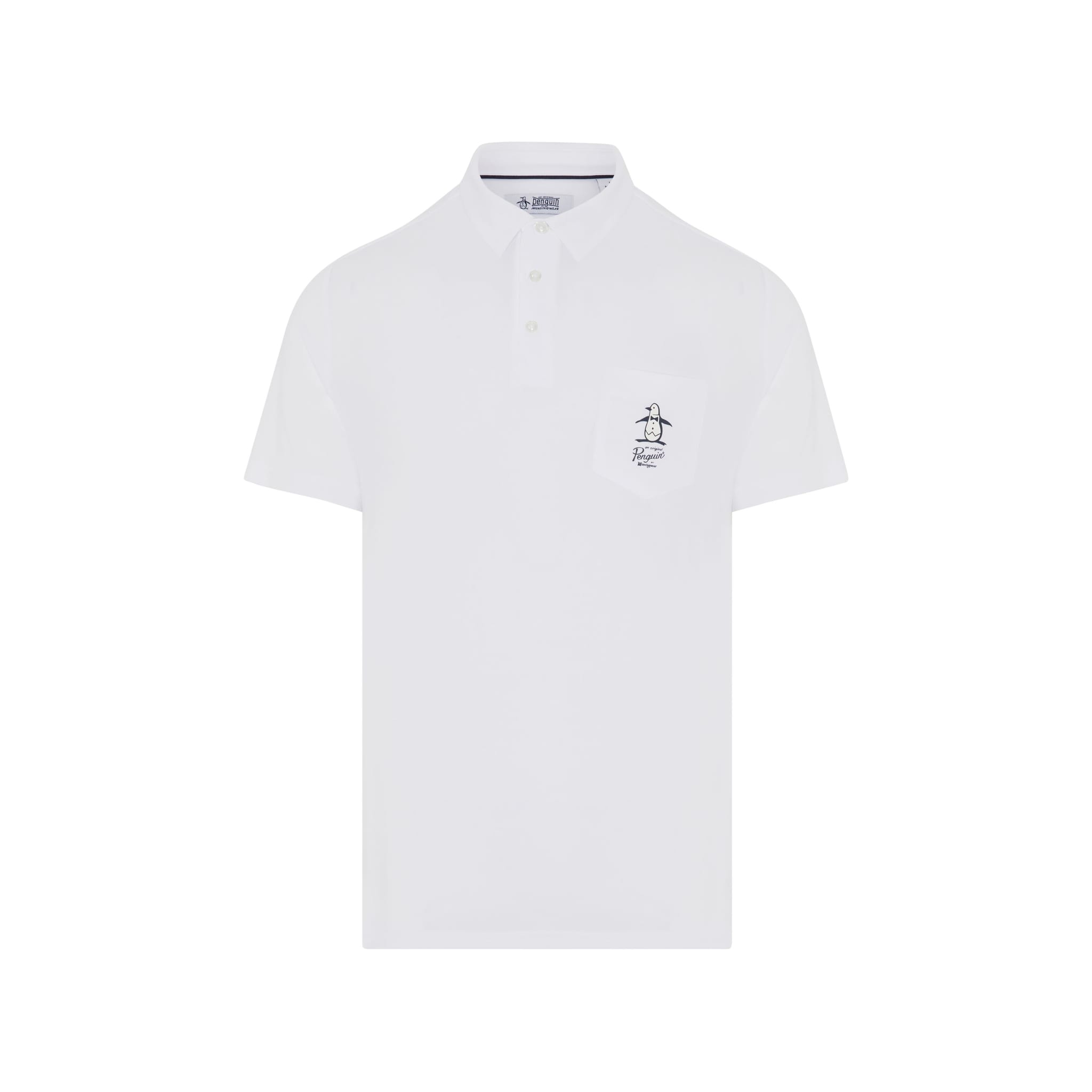 Polo Oxford grafica originale Penguin Quiet Please da uomo