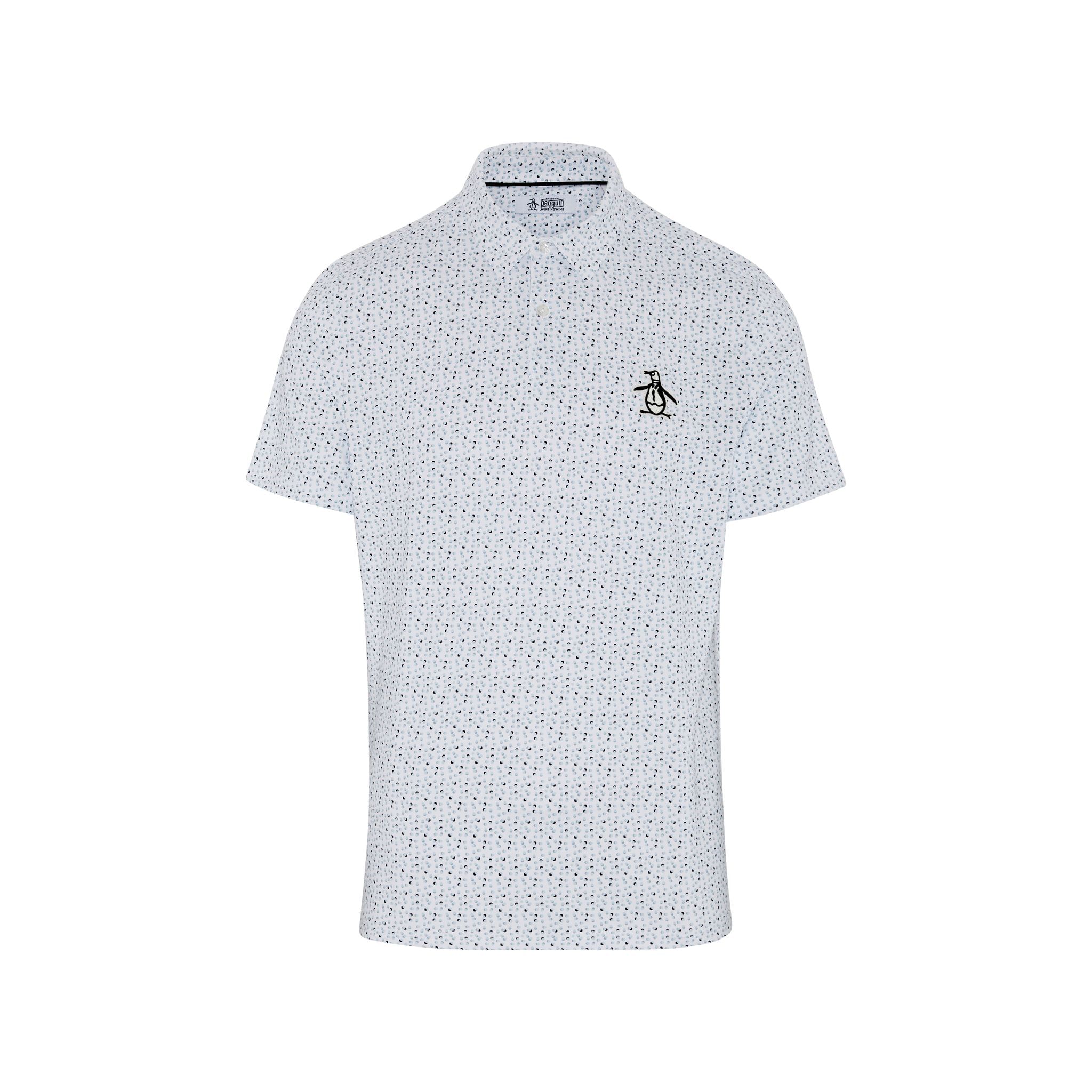 Polo da uomo originale Penguin All-Over con palline da golf