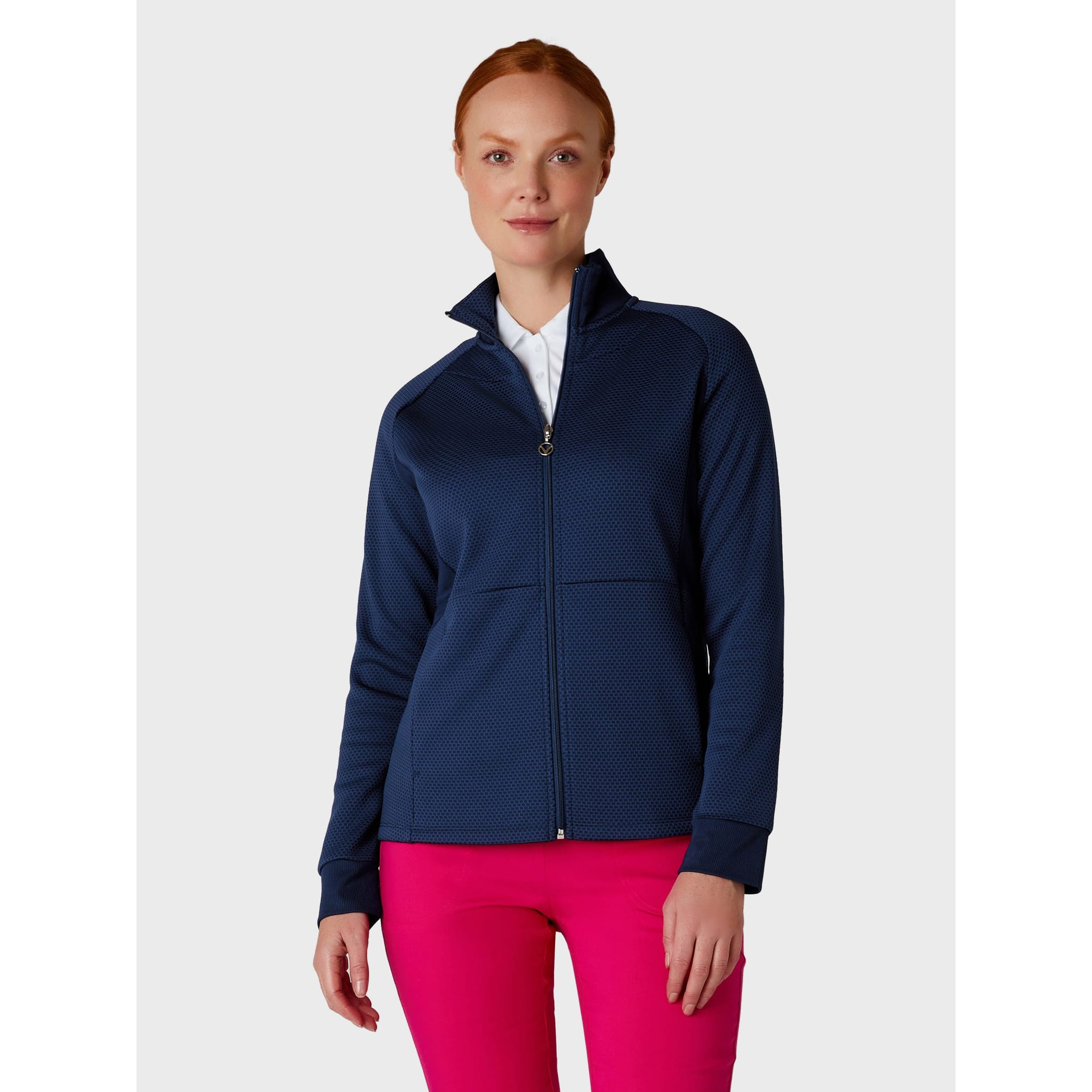 Callaway Long Sleeve Fullzip Hexagon H Jacke Damen