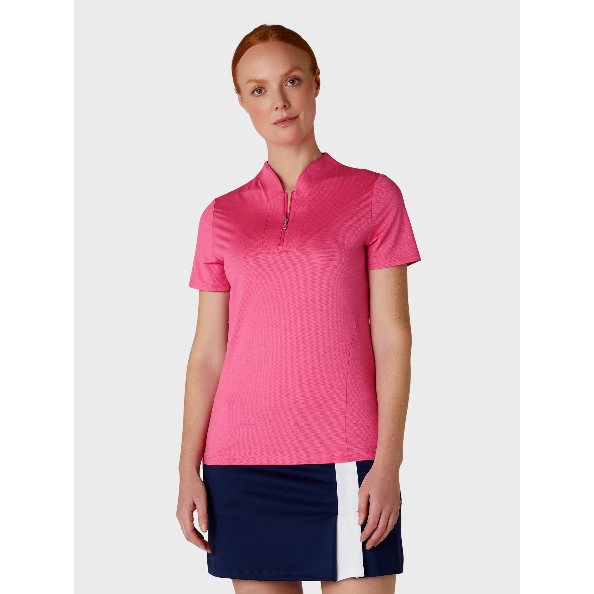 Polo a maniche corte Callaway Tonal Heather da donna