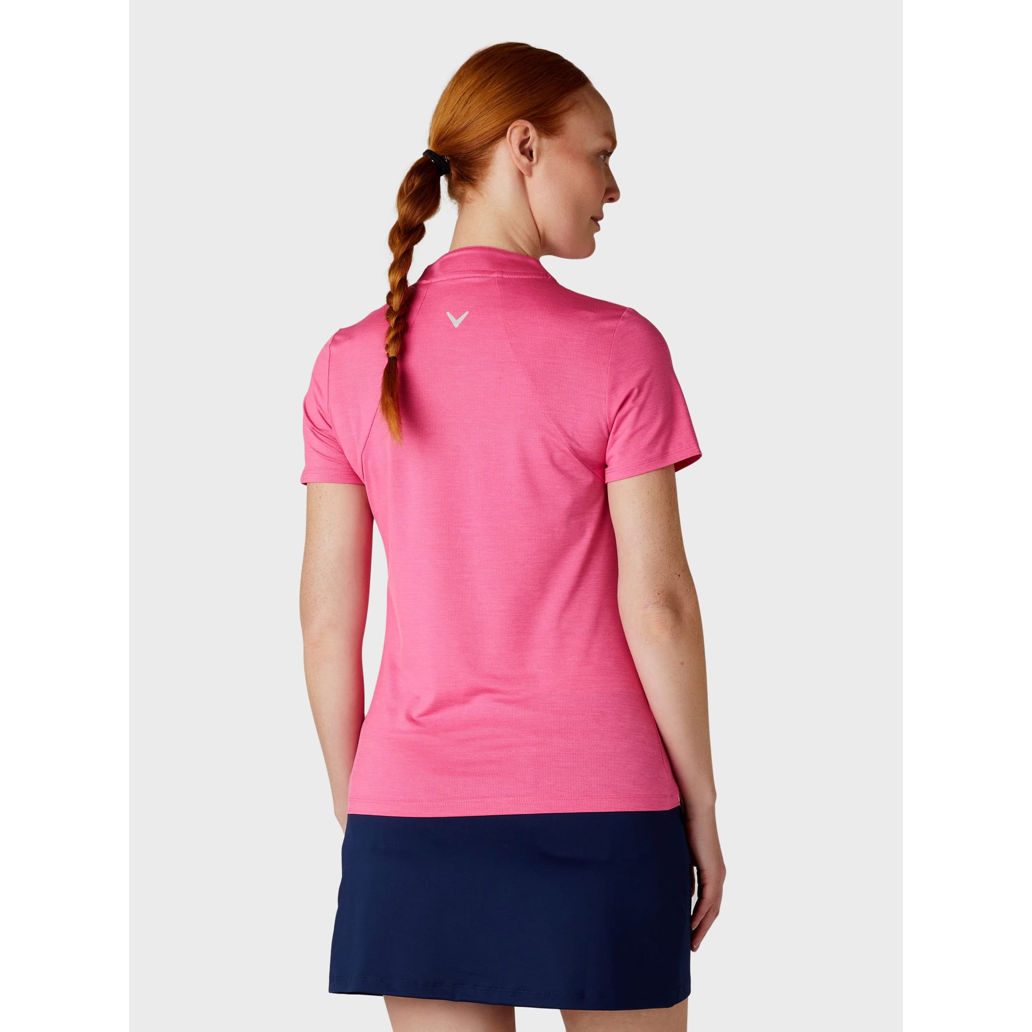 Polo a maniche corte Callaway Tonal Heather da donna