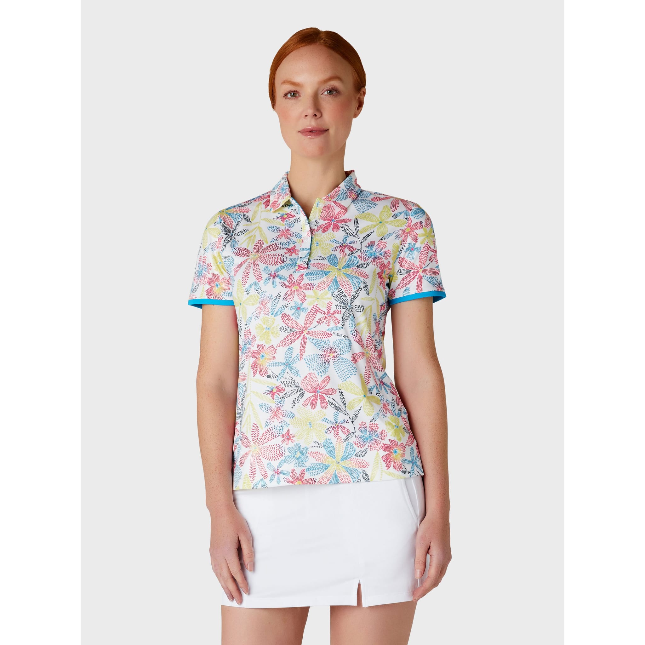 Camicia Callaway Allover Chev Flor da donna