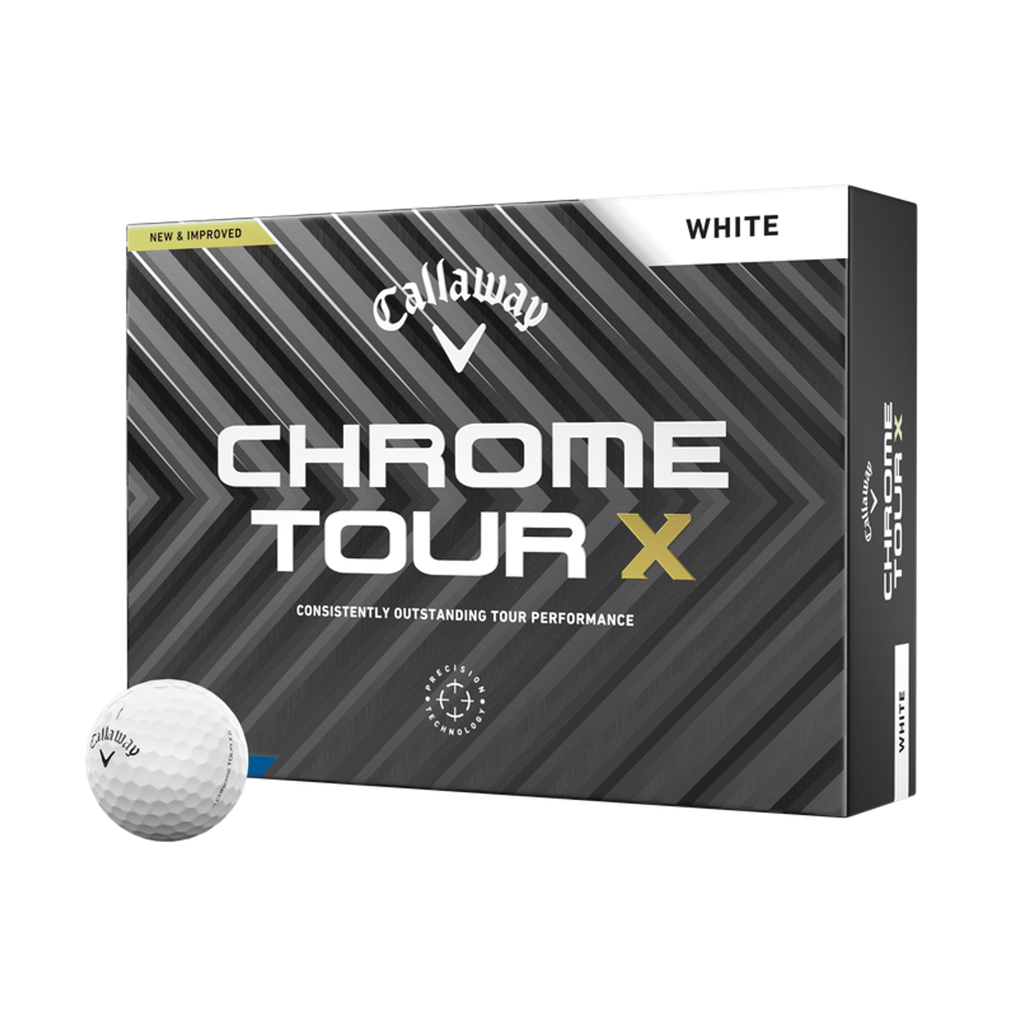 Callaway Chrome Tour X [confezione da 12] palline da golf (2024)