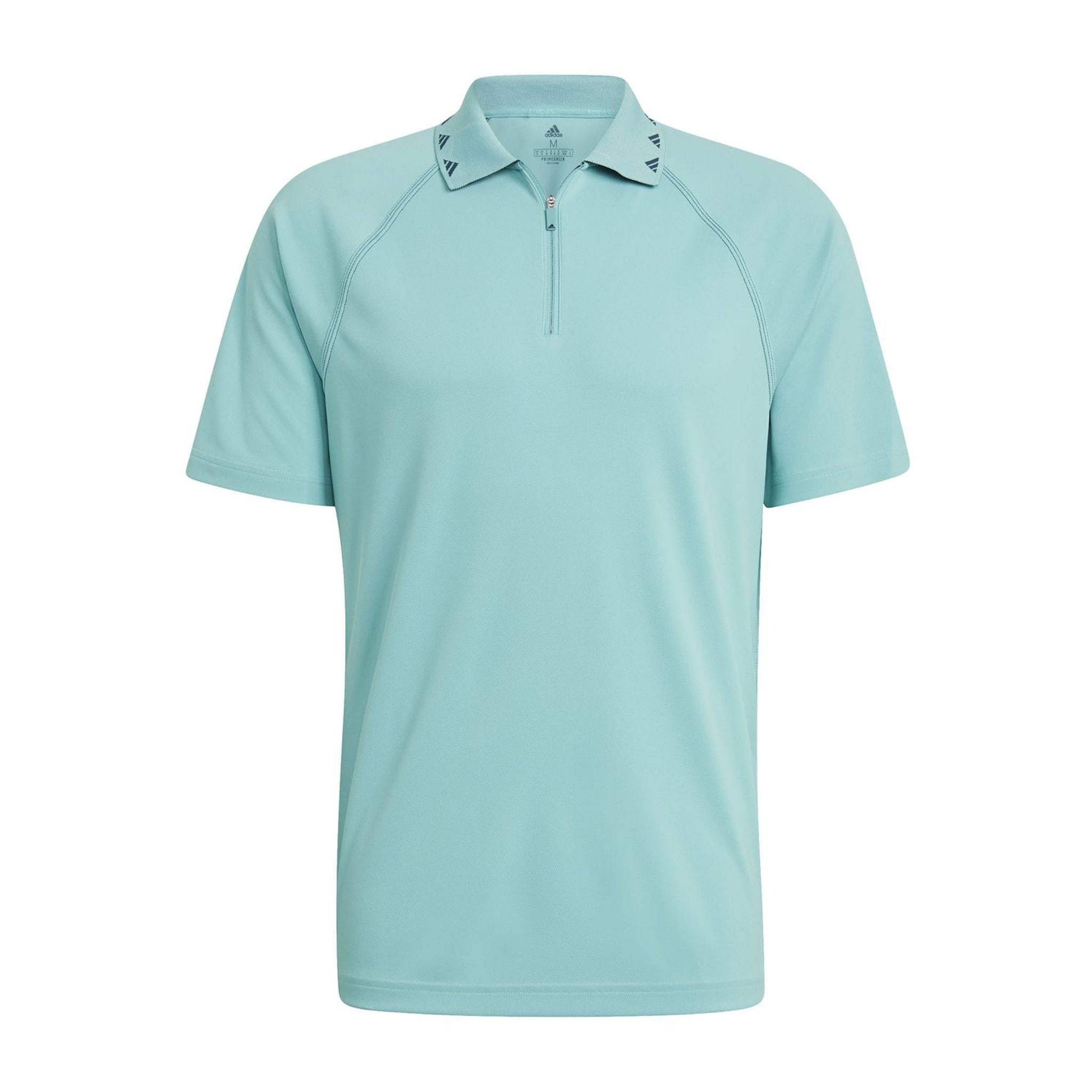 Polo Adidas Equipment Zipper Pique SS Menta Uomo