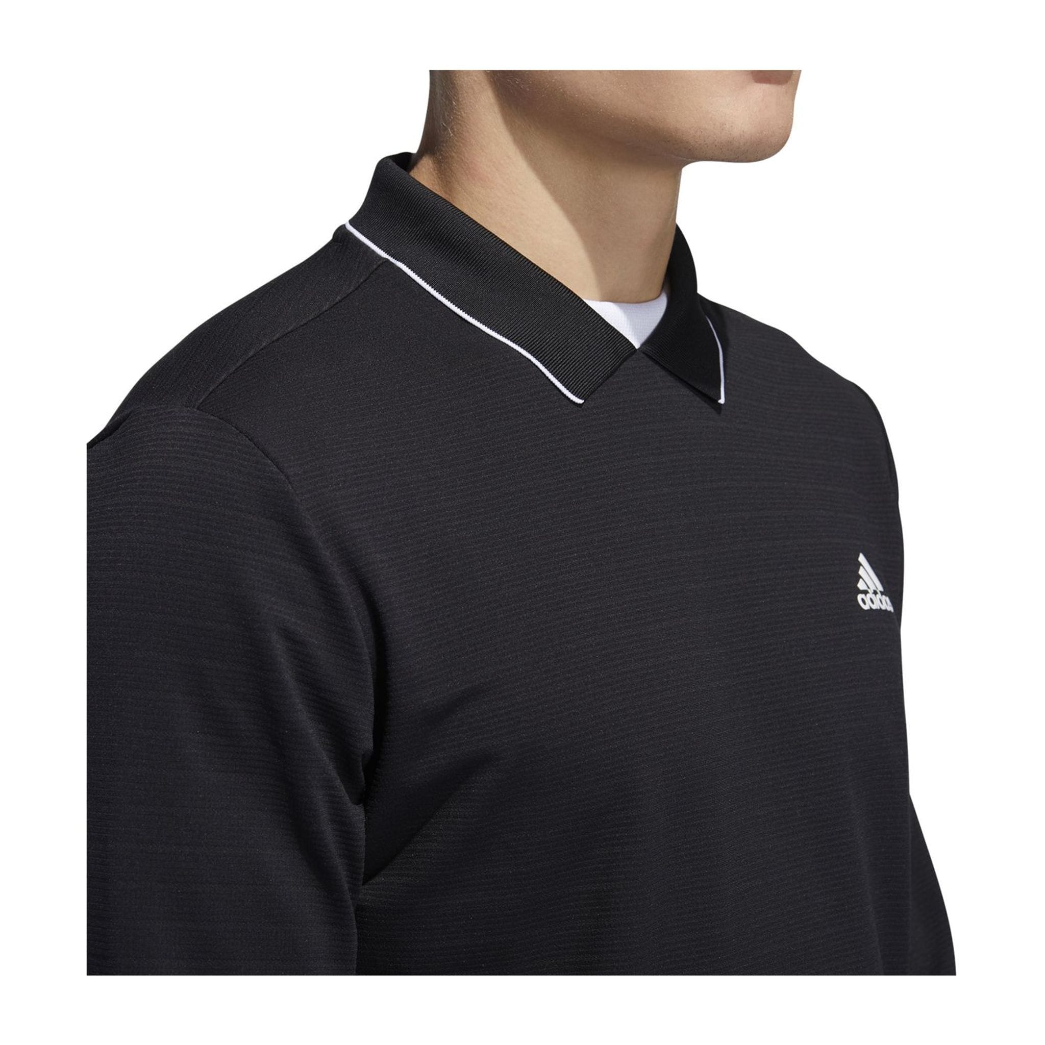 Adidas Polo Thermo Manica Lunga Nero Uomo