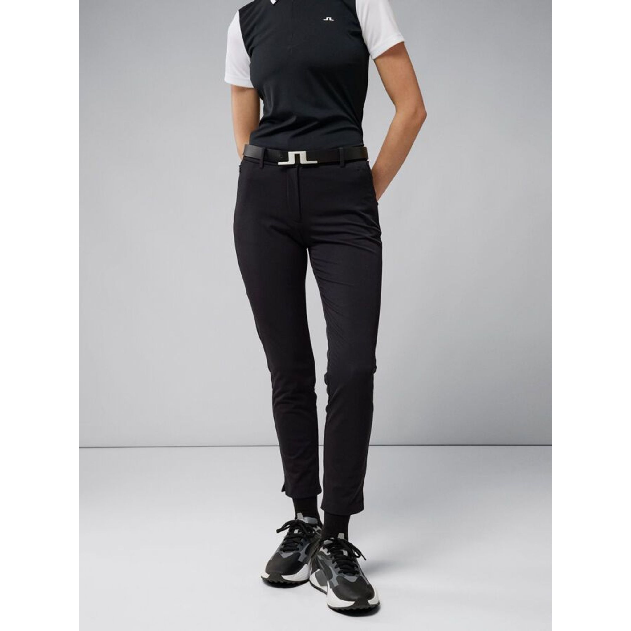 Pantaloni da golf in twill di pile J. Lindeberg Lei da donna