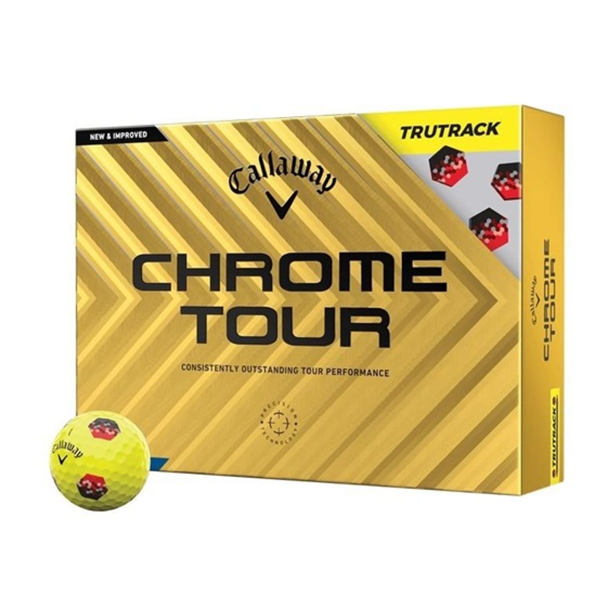 Callaway Chrome Tour TruTrack [12 Stück] Golfbälle (2024)