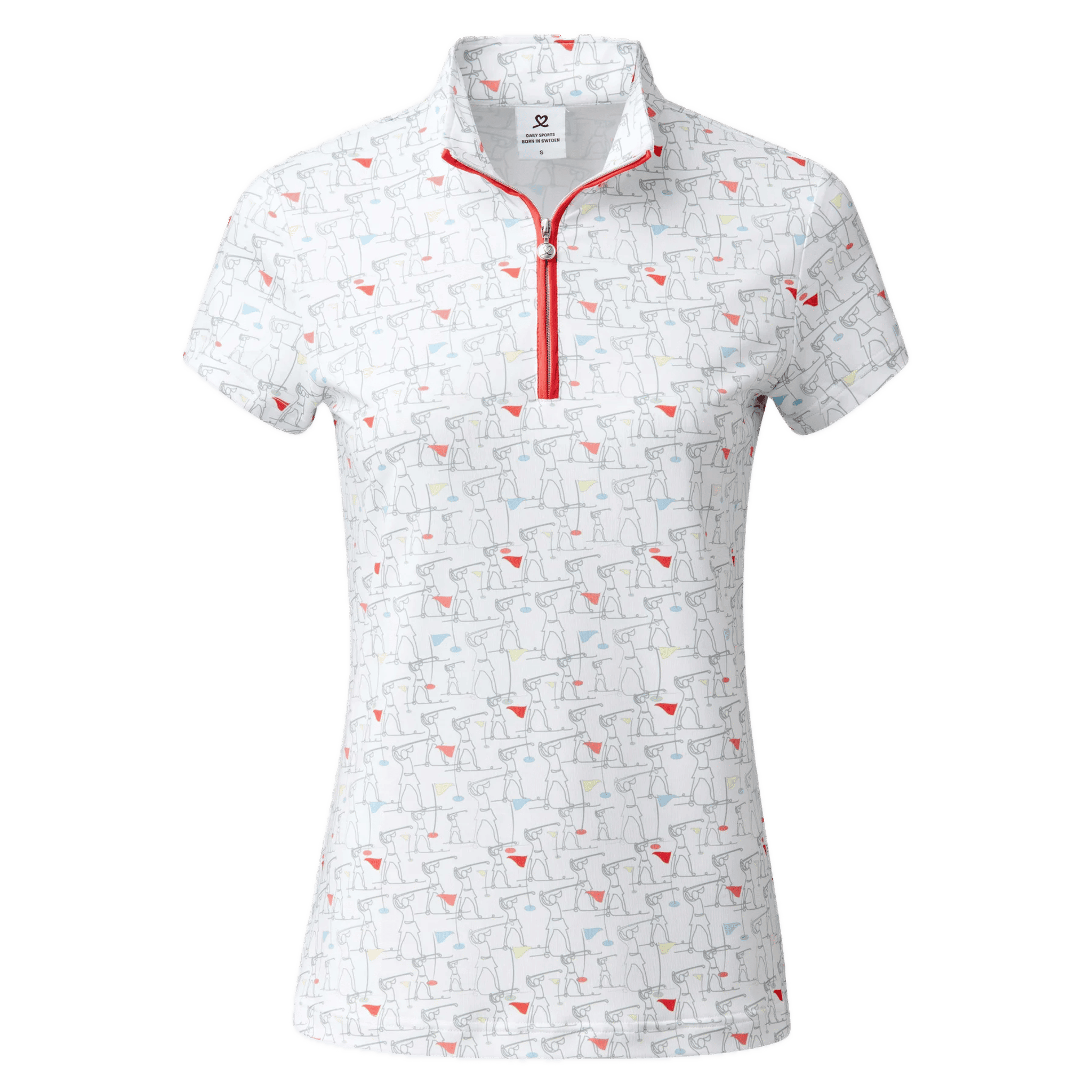 Polo da golf a maniche corte con cappuccio Marsiglia Daily Sports