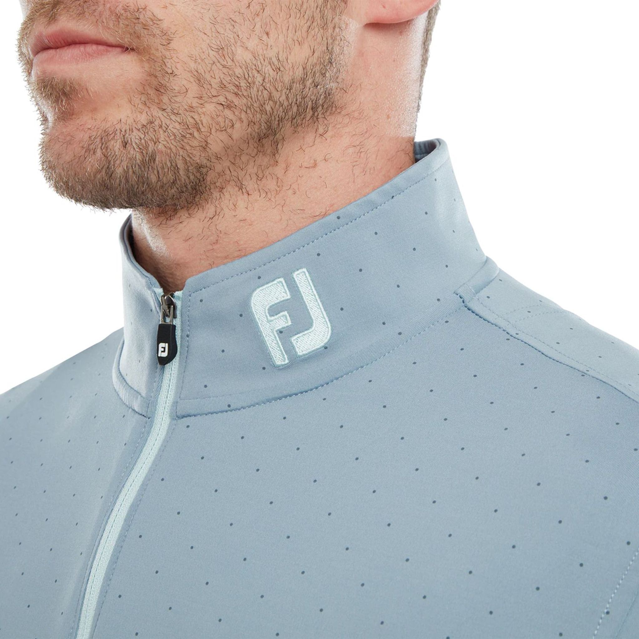 Footjoy Pin Dot Print Chill-Out Midlayer da uomo