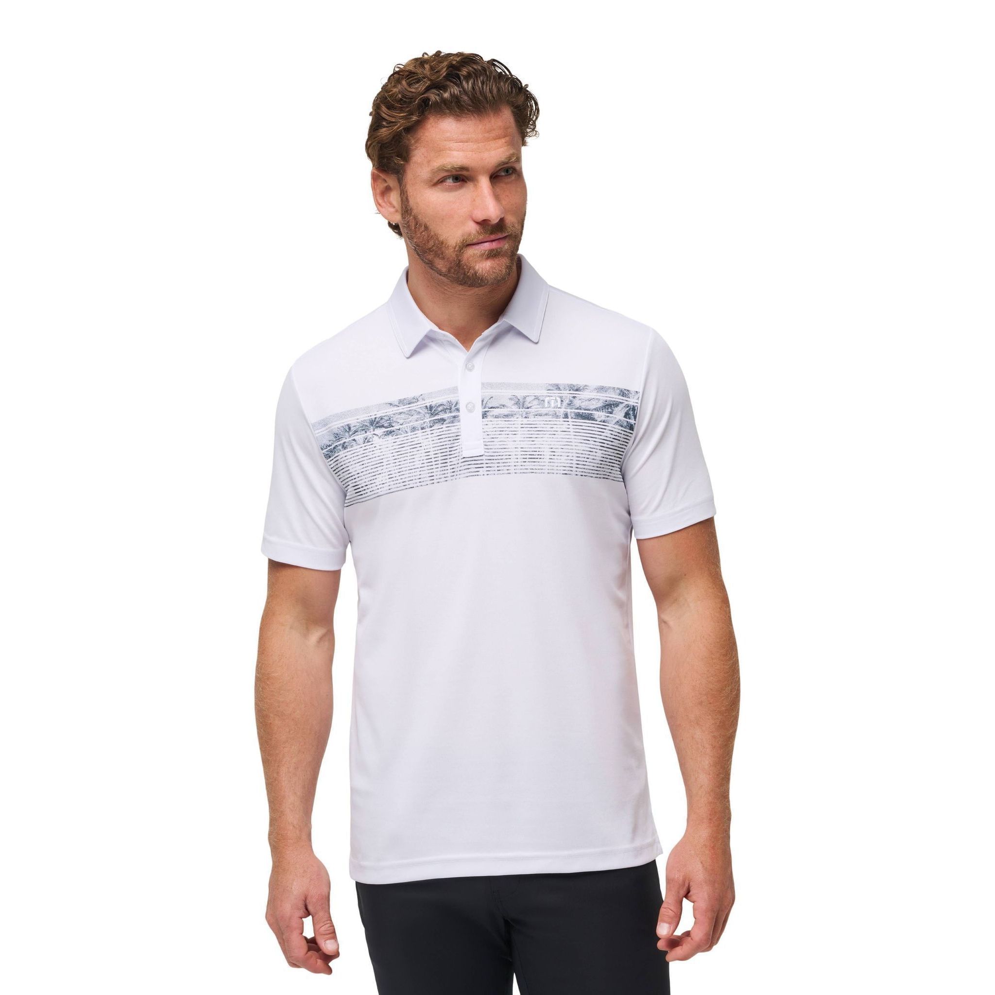 Polo da spiaggia da uomo Travis Mathew Banzai