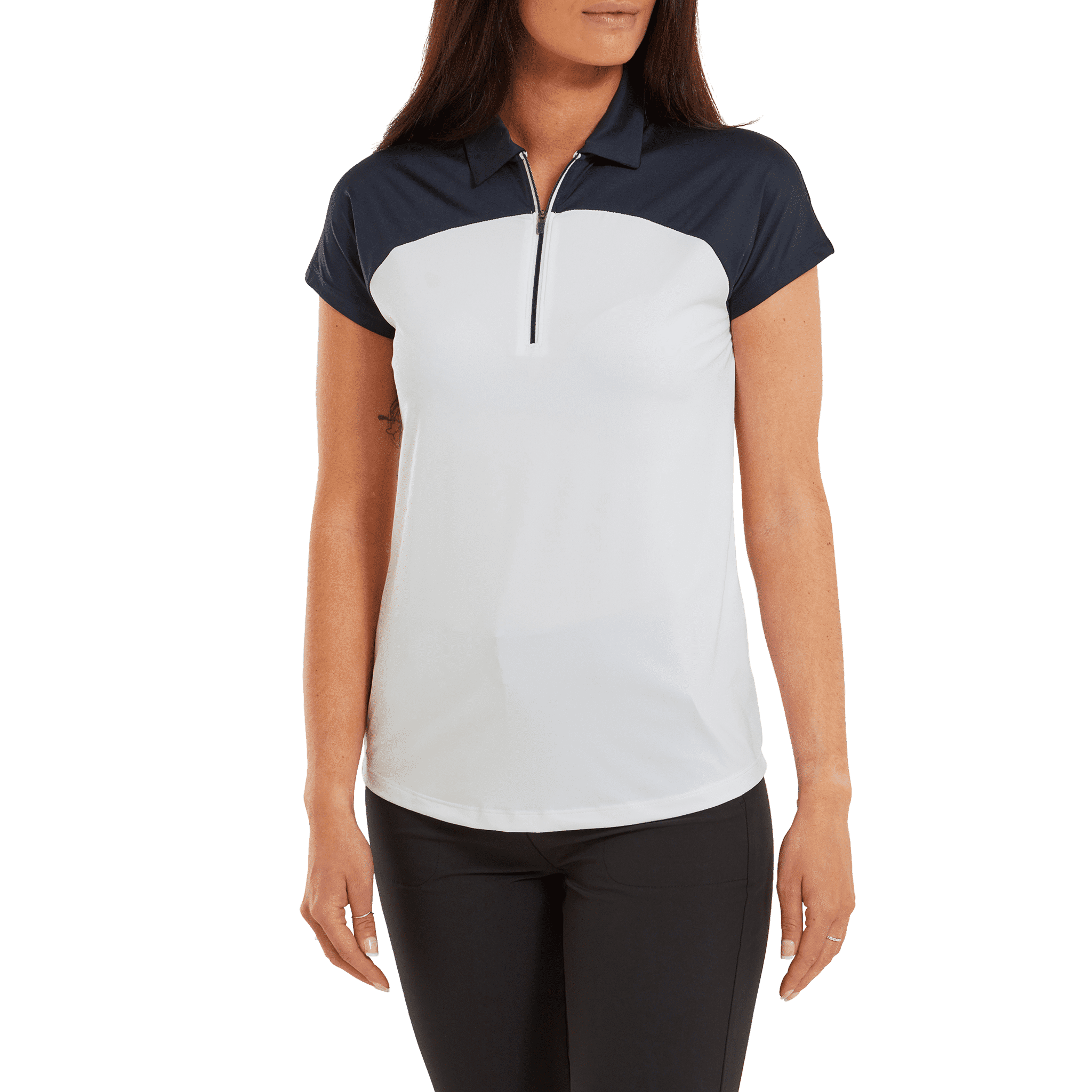 Polo Footjoy Capsleeve Color Block da donna