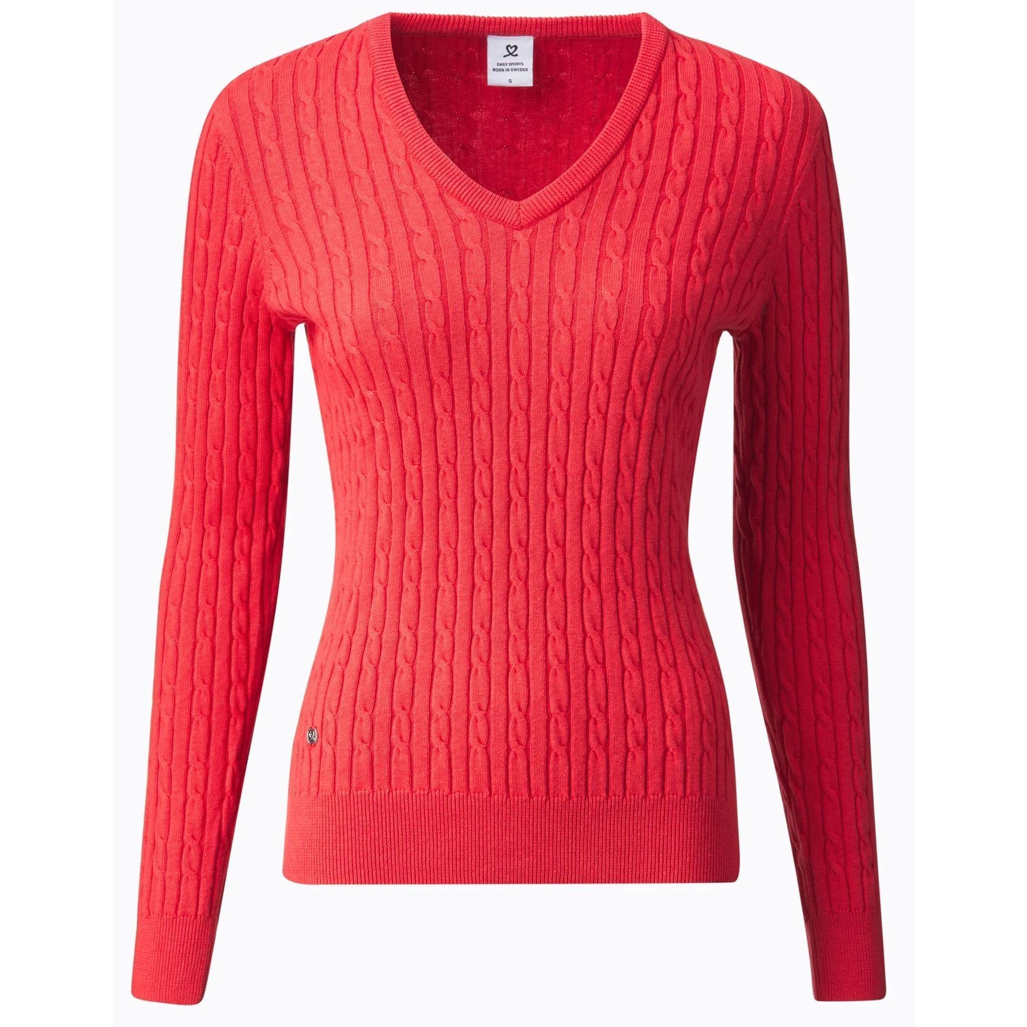 Maglione da golf sportivo quotidiano da donna