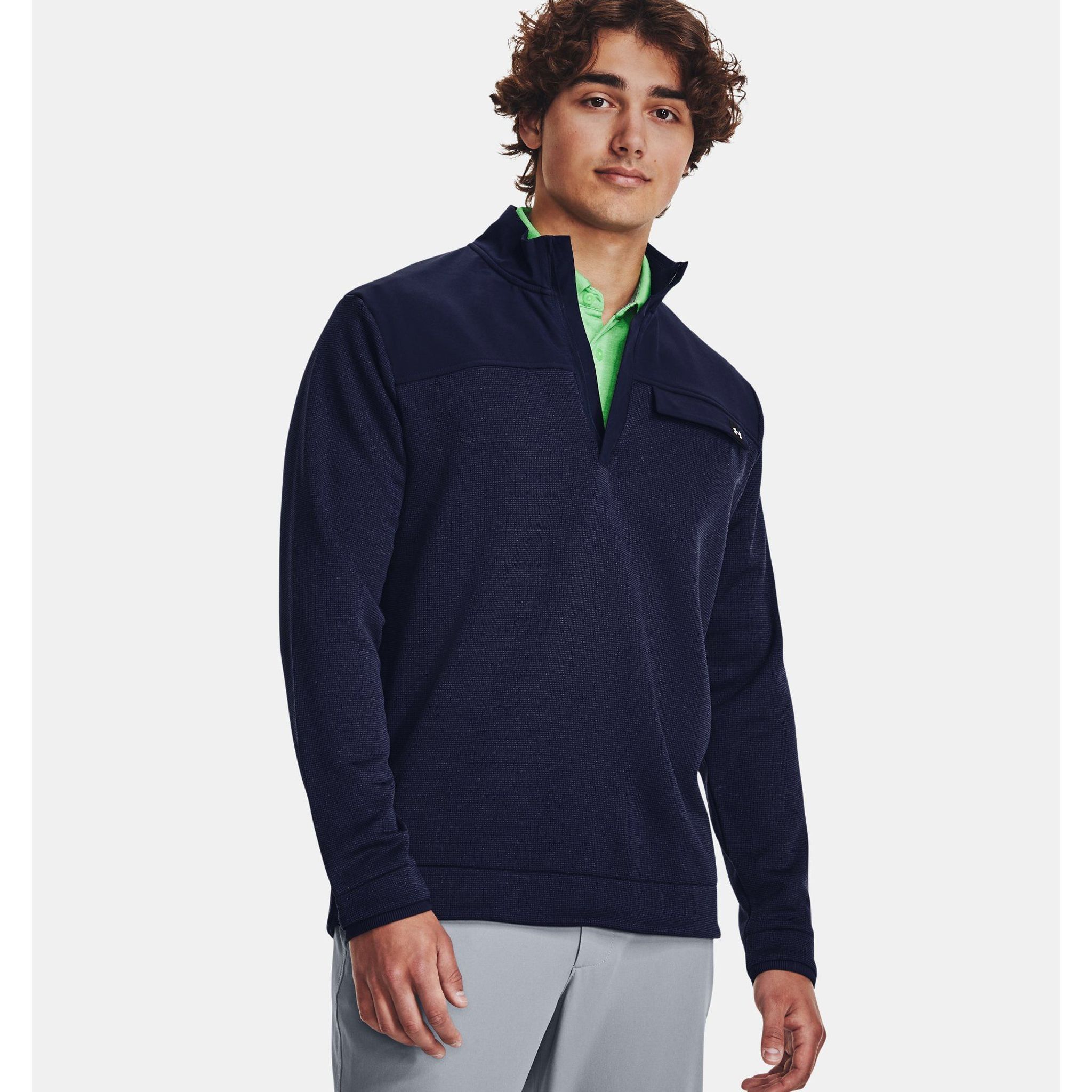 Maglione in pile con mezza zip Under Armour Storm da uomo