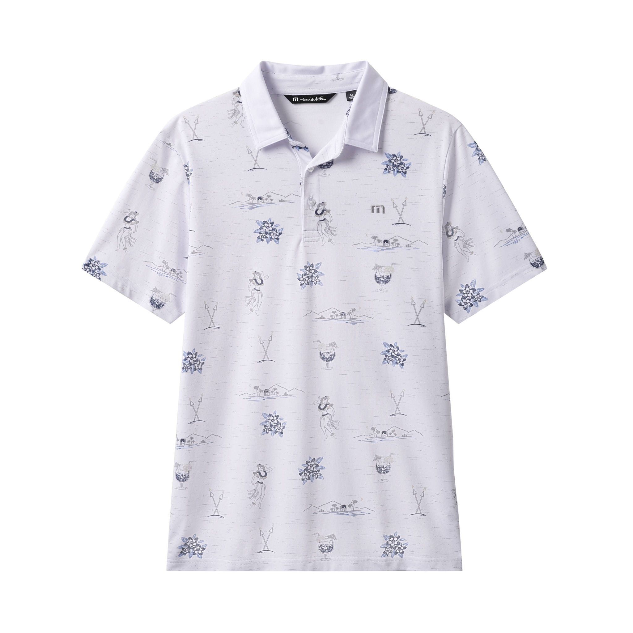 Polo da uomo Travis Mathew Island Paradise