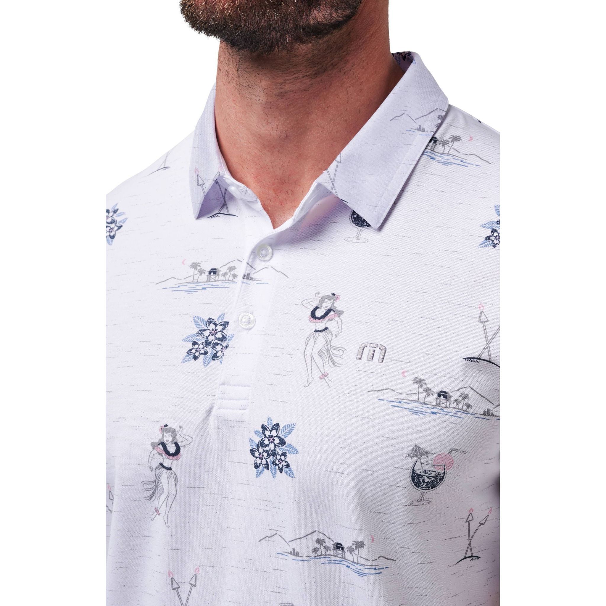 Polo da uomo Travis Mathew Island Paradise