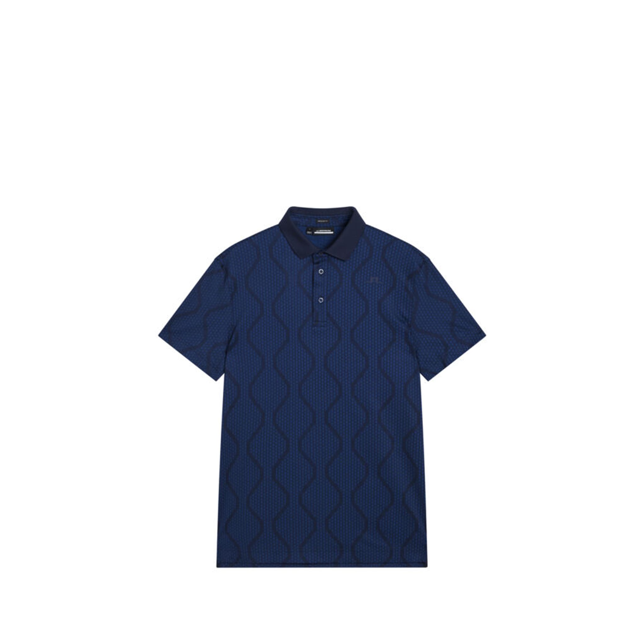 Polo da uomo J. Lindeberg Mat Jacquard Regular Fit