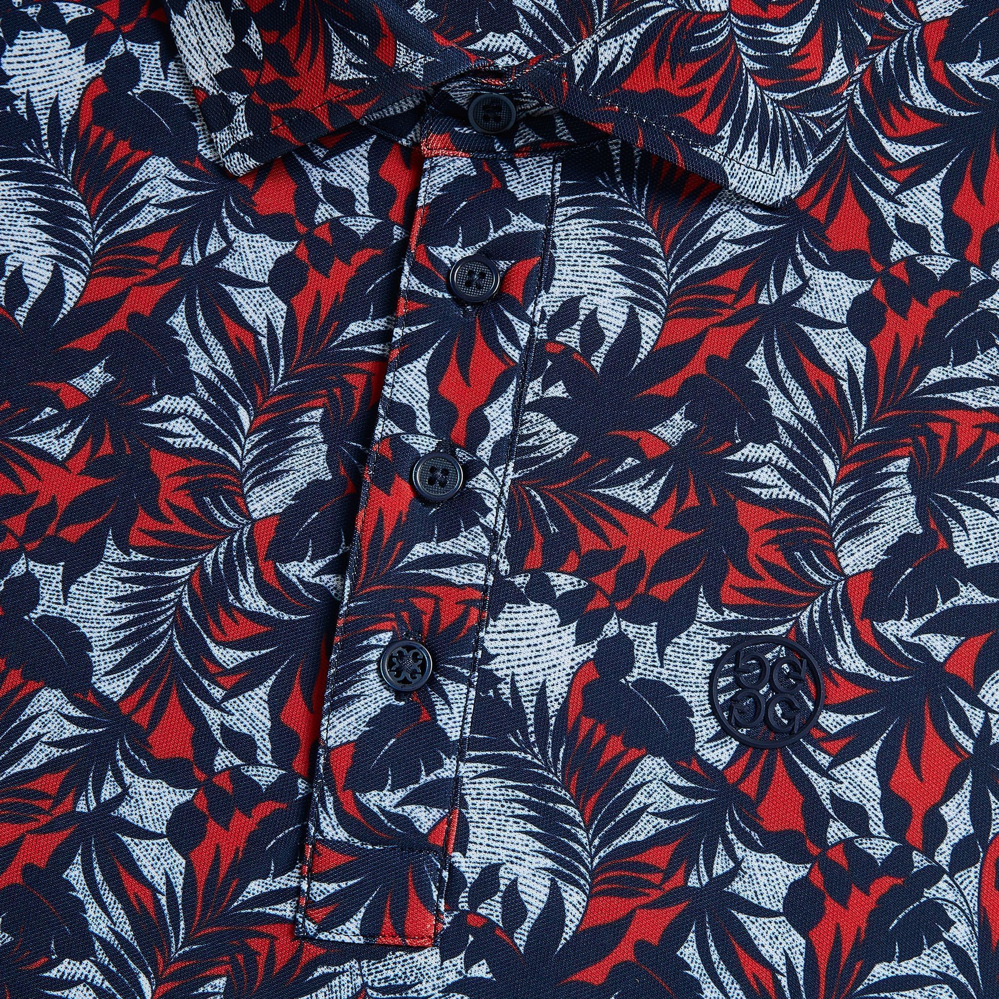 Polo da uomo slim fit in piqué tecnico Palm Fronds GFORE