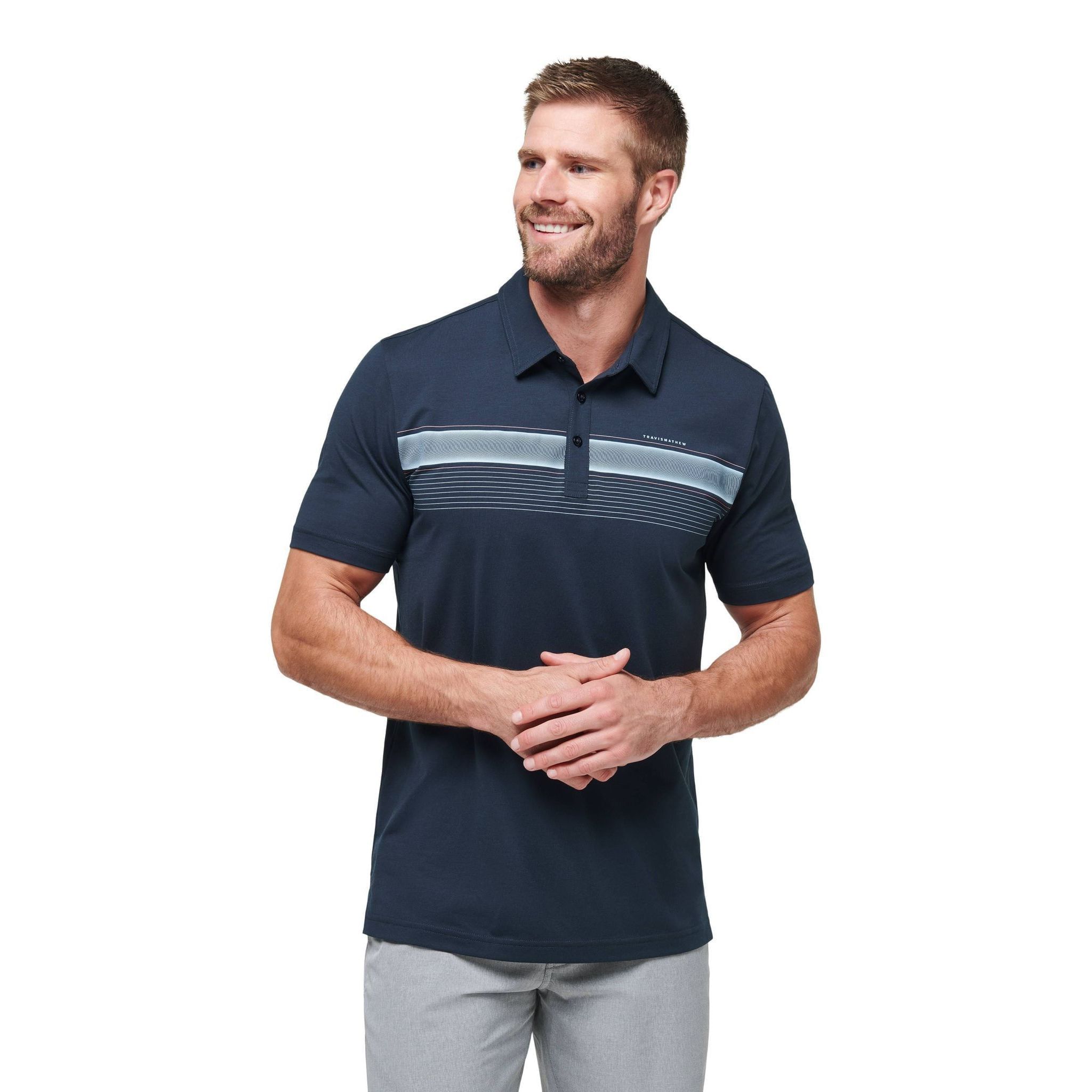 Polo da uomo Travis Mathew all'avanguardia