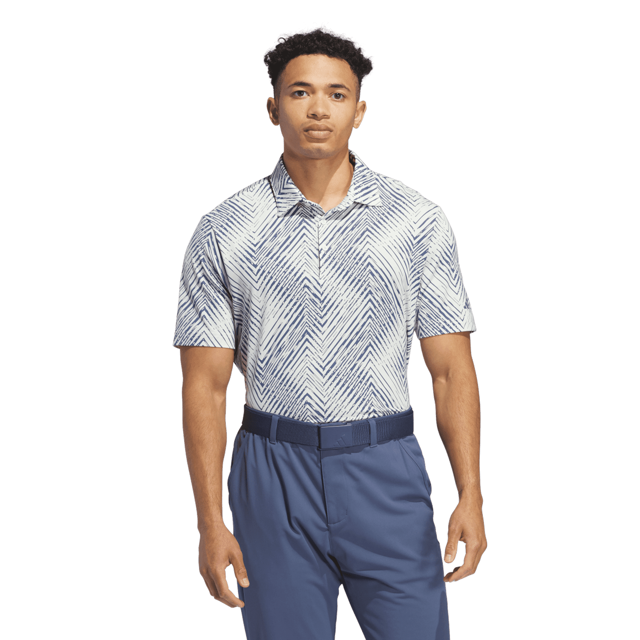 Polo da uomo con stampa all-over Adidas Ultimate365