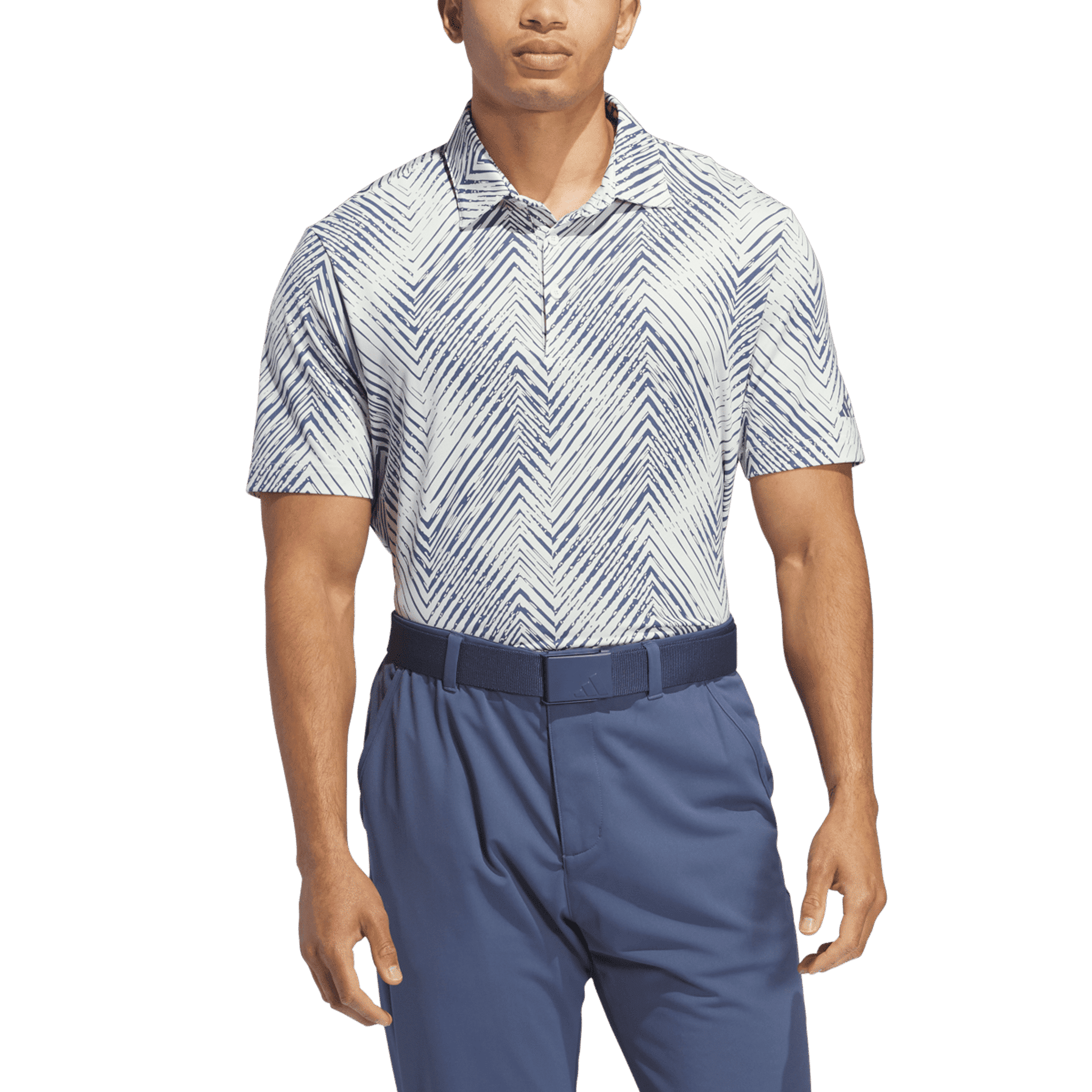 Polo da uomo con stampa all-over Adidas Ultimate365