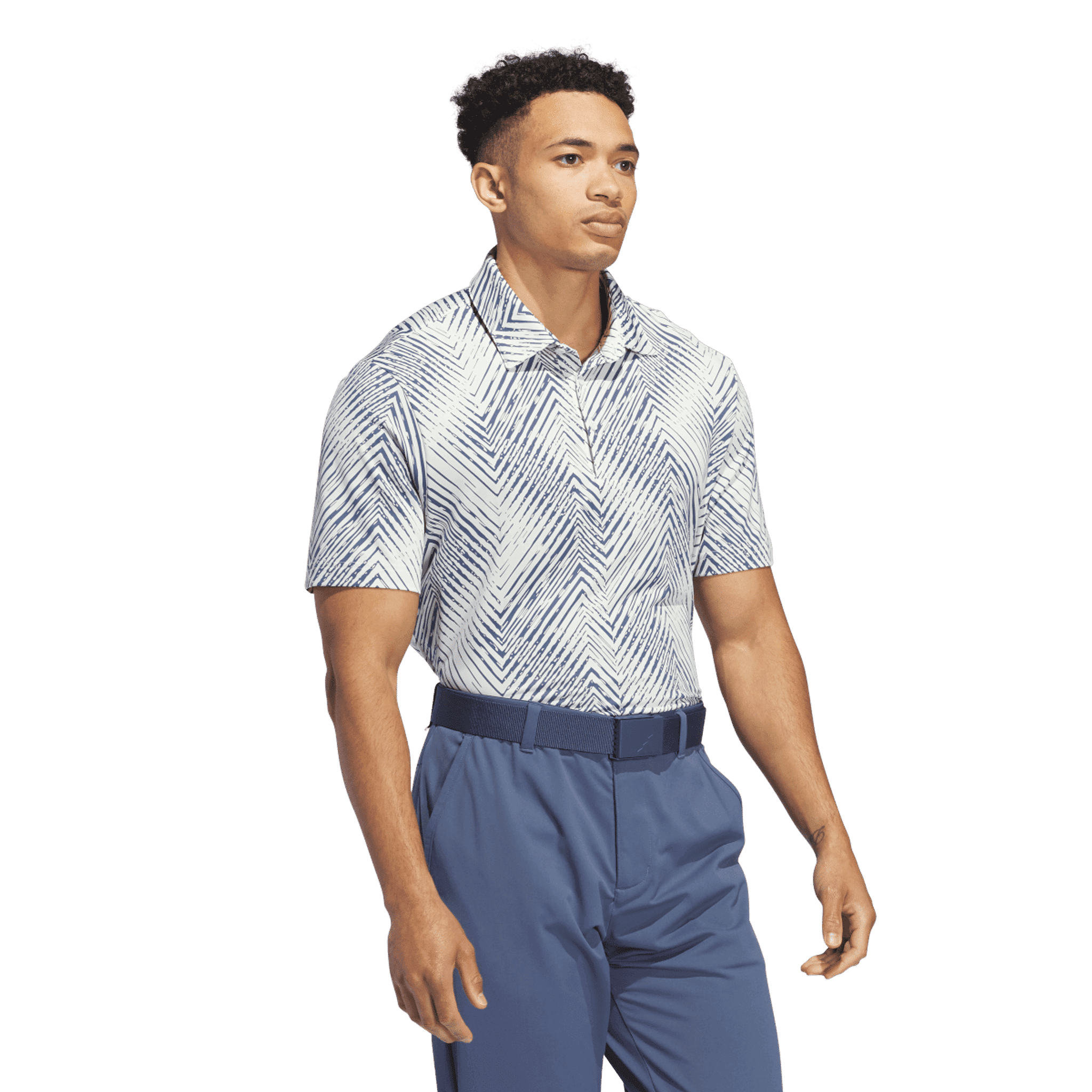 Polo da uomo con stampa all-over Adidas Ultimate365