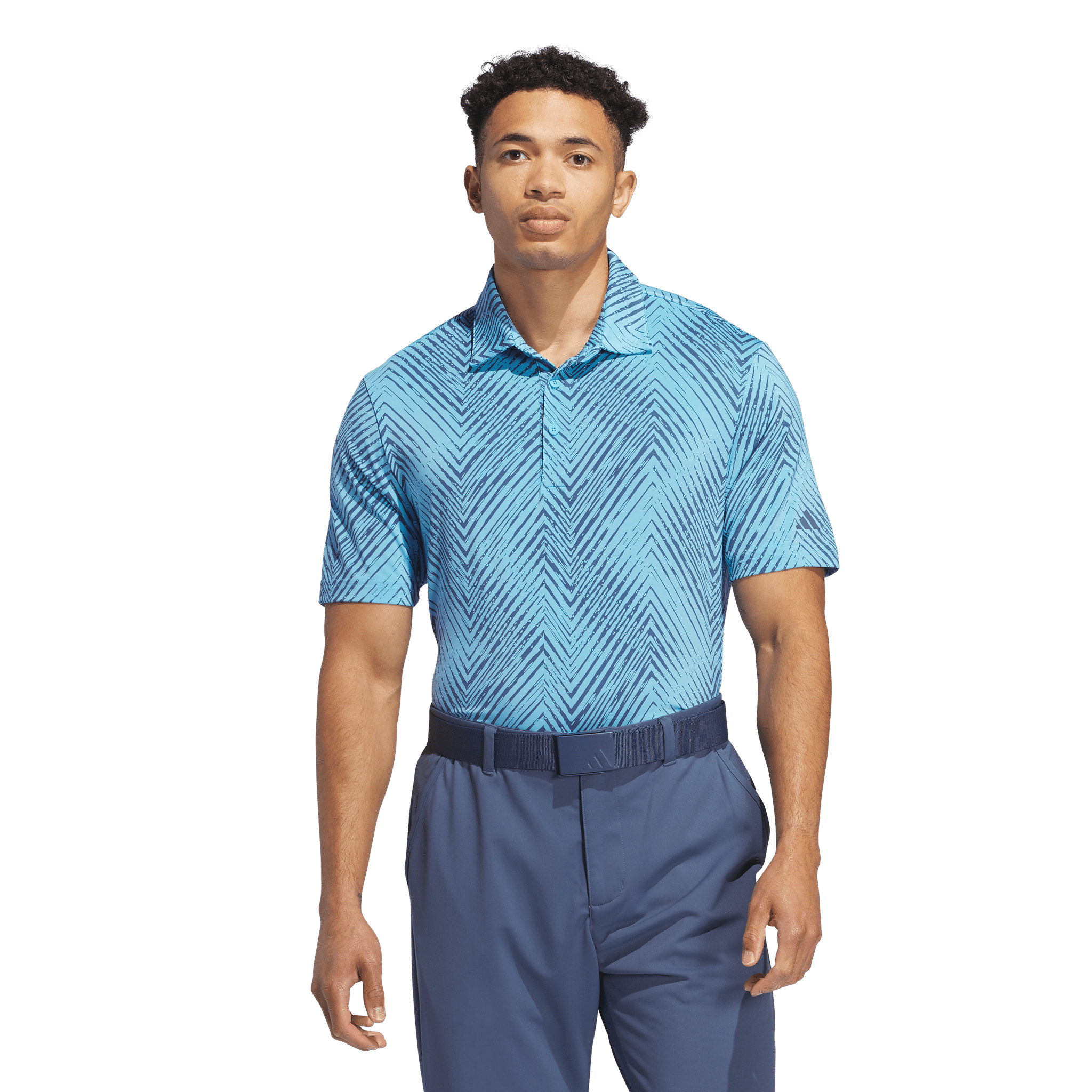 Polo da uomo con stampa all-over Adidas Ultimate365