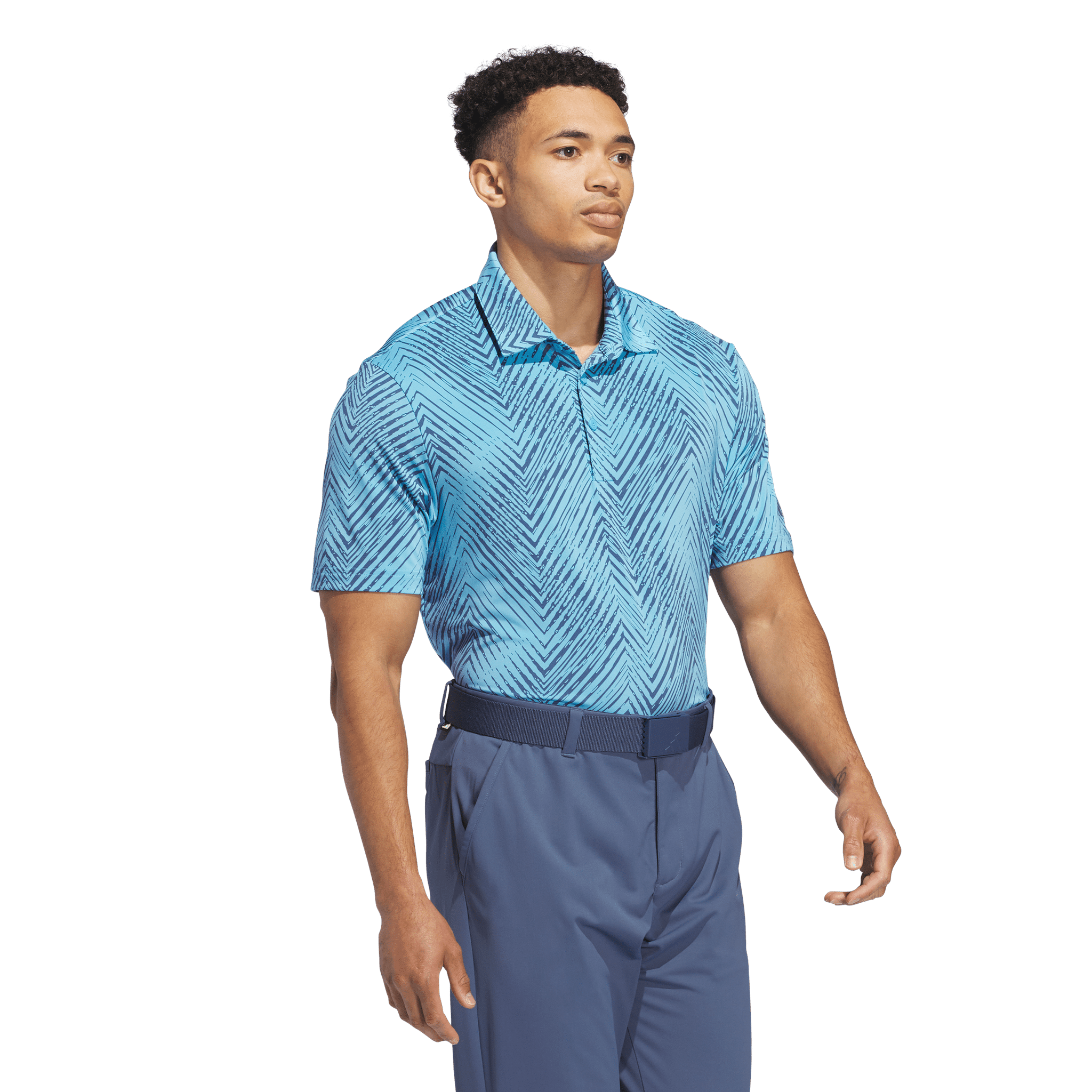 Polo da uomo con stampa all-over Adidas Ultimate365