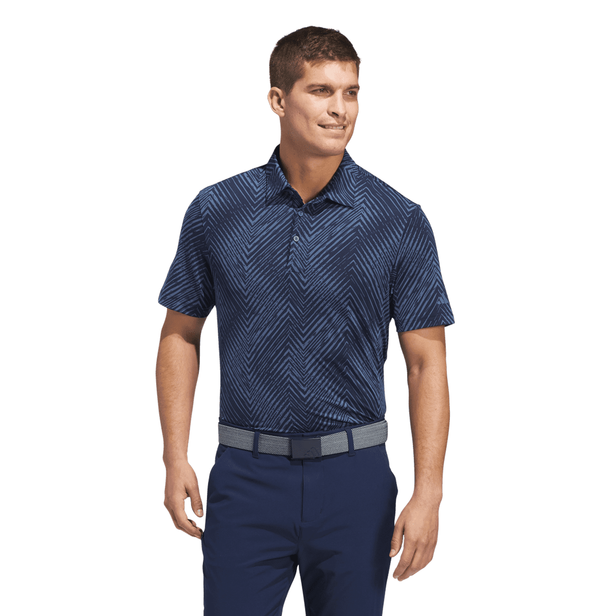 Polo da uomo con stampa all-over Adidas Ultimate365