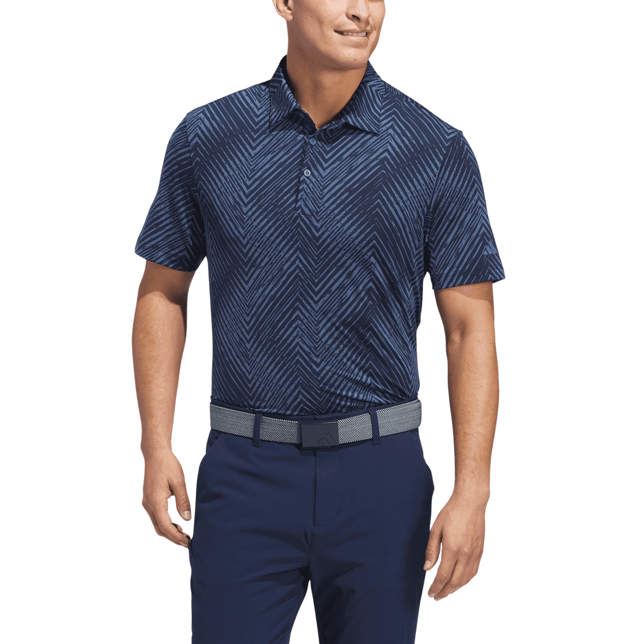 Polo da uomo con stampa all-over Adidas Ultimate365