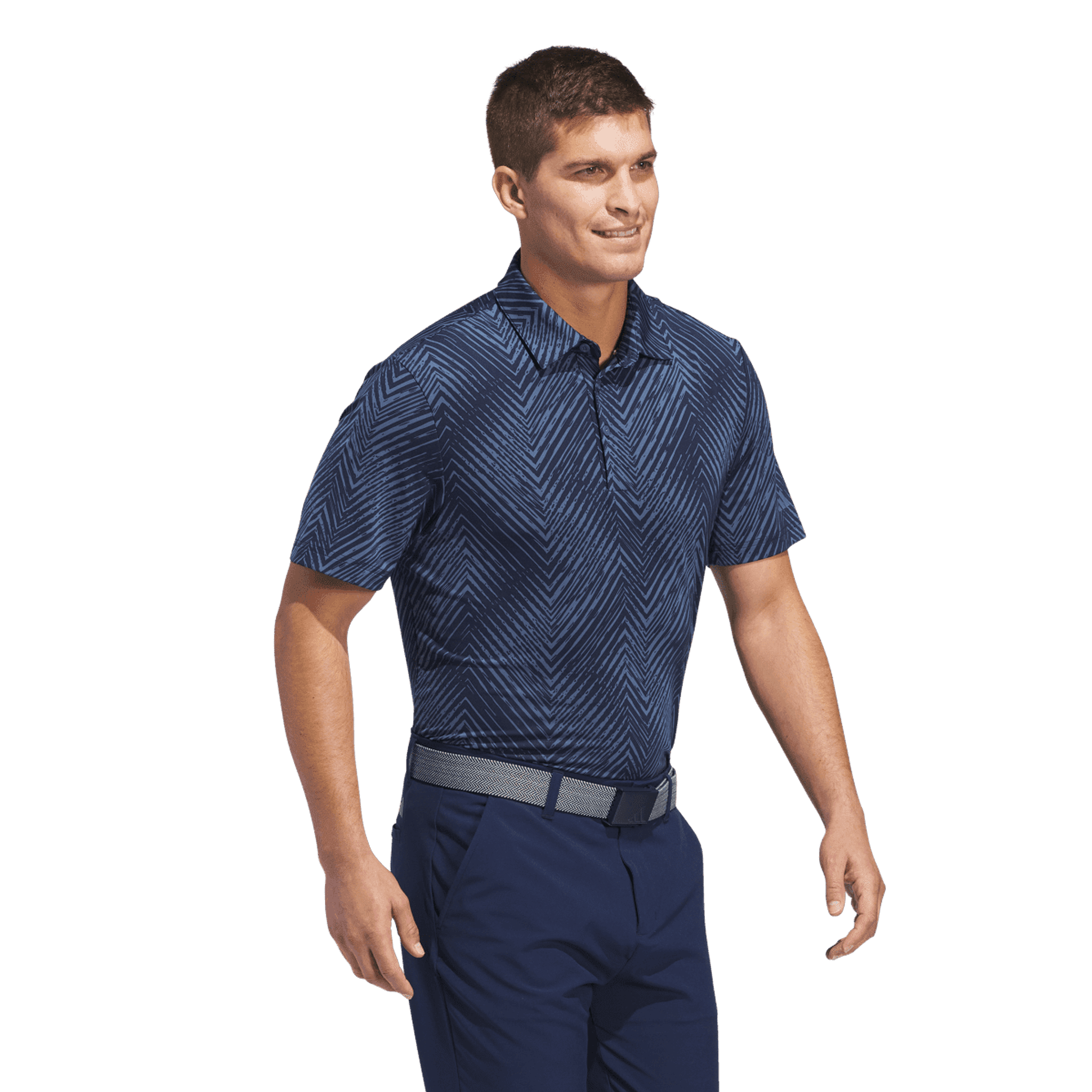 Polo da uomo con stampa all-over Adidas Ultimate365