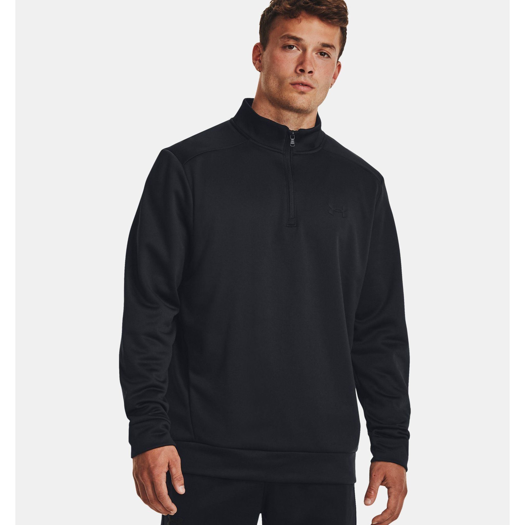 Pullover in pile con zip a 1/4 Under Armour da uomo