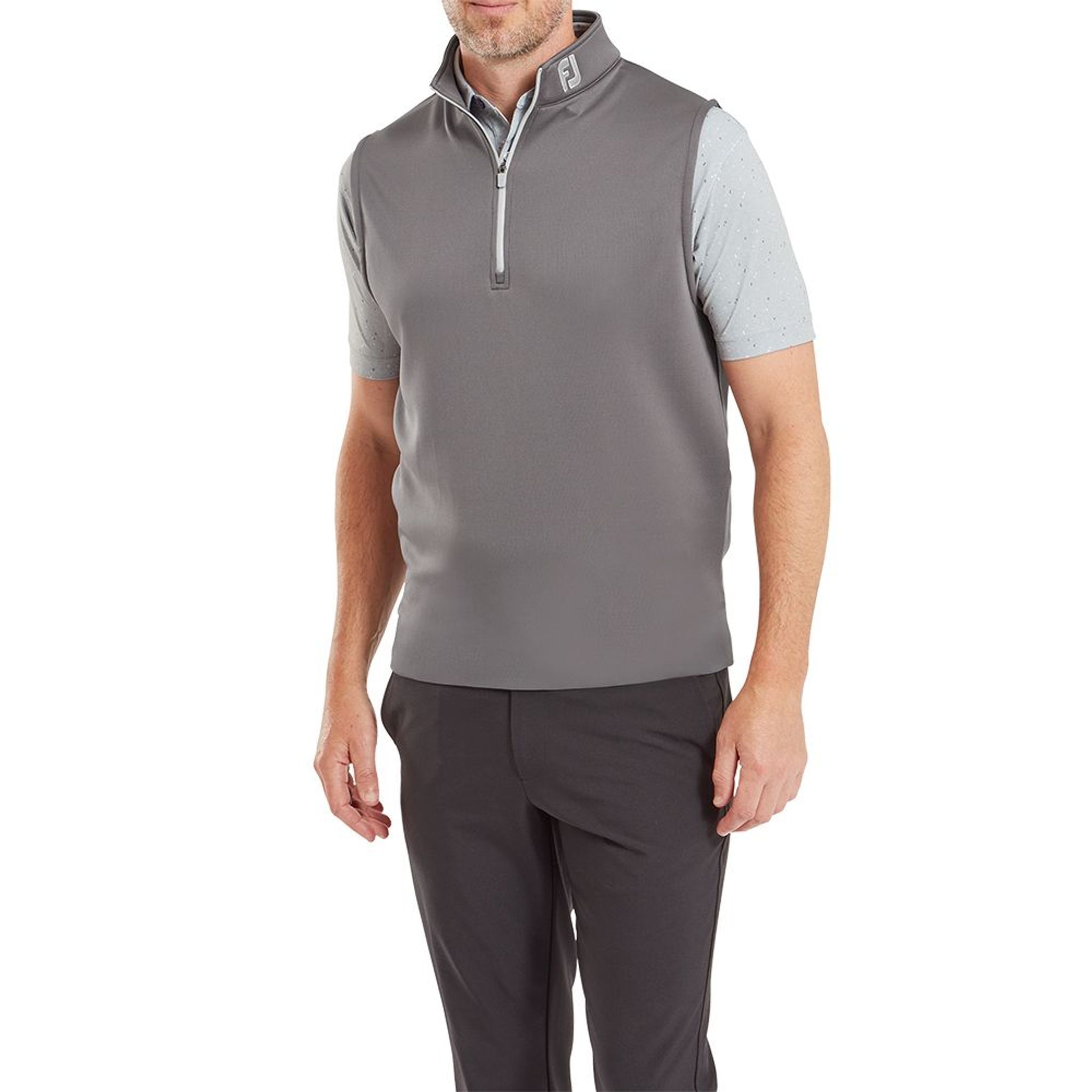 Gilet Footjoy con mezza zip