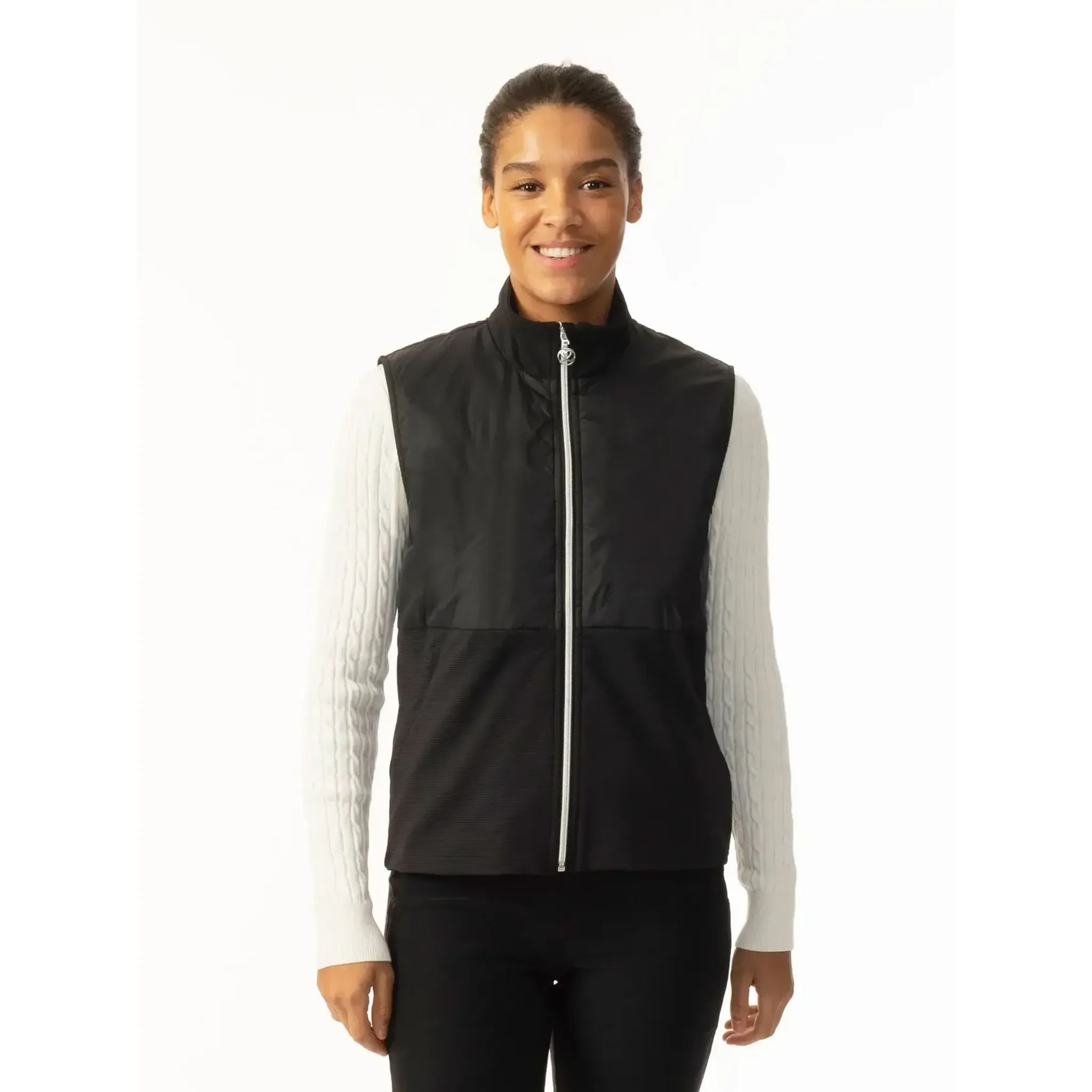 Gilet da golf Daily Sports Mia nero da donna