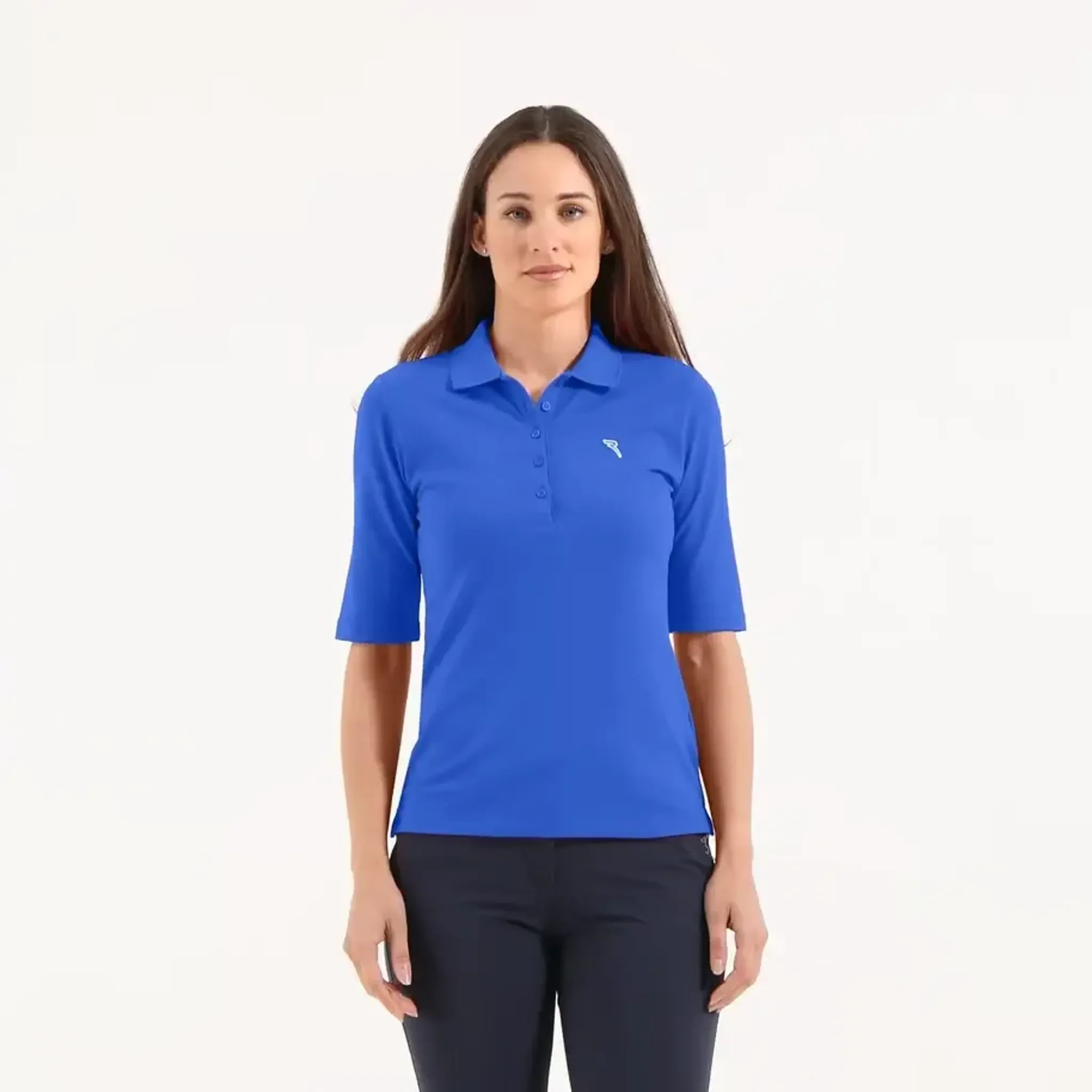 Polo da donna Chervo Appeal1 Blu D-34 (I-40) Donna