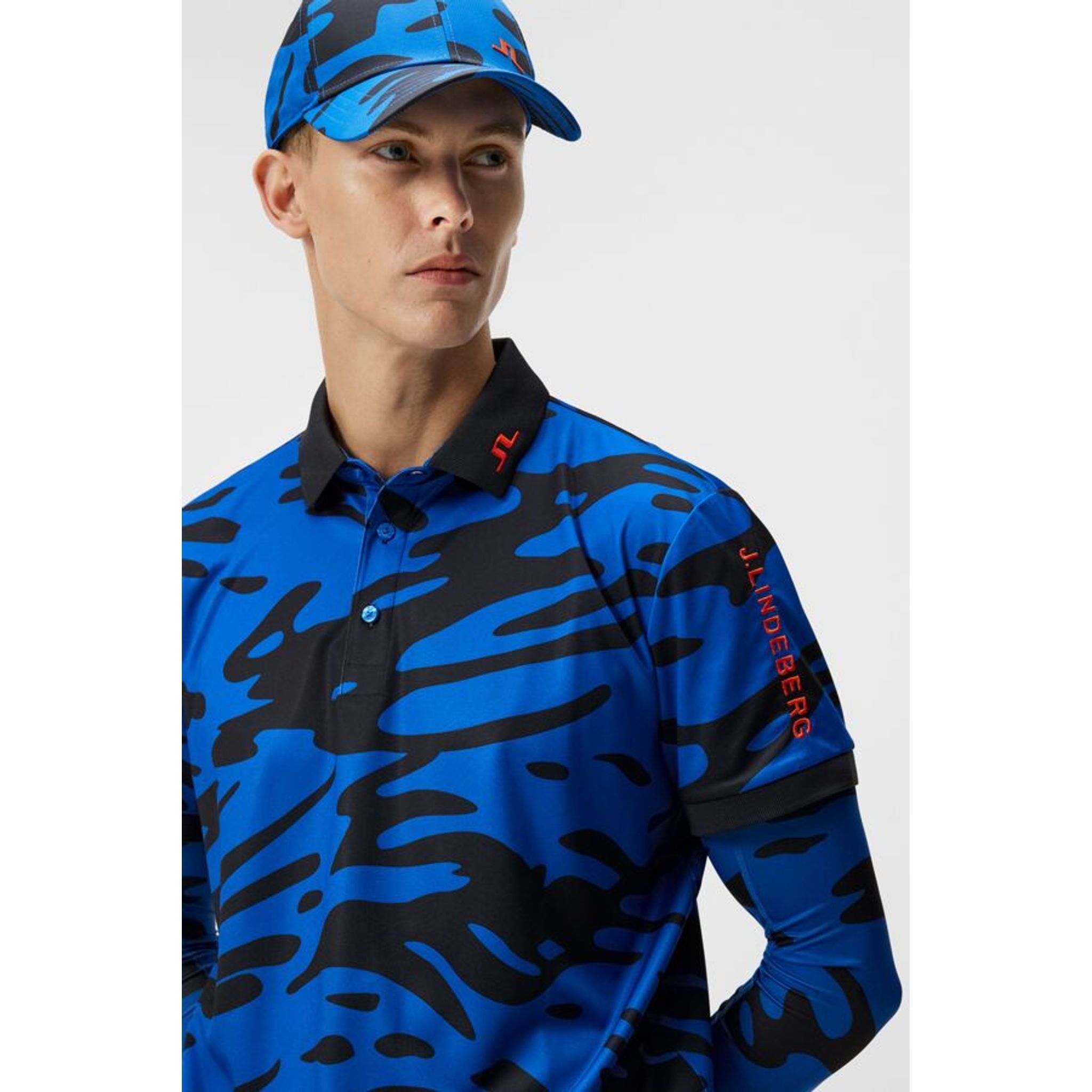 Polo con stampa J. Lindeberg Tour Tech Reg Fit