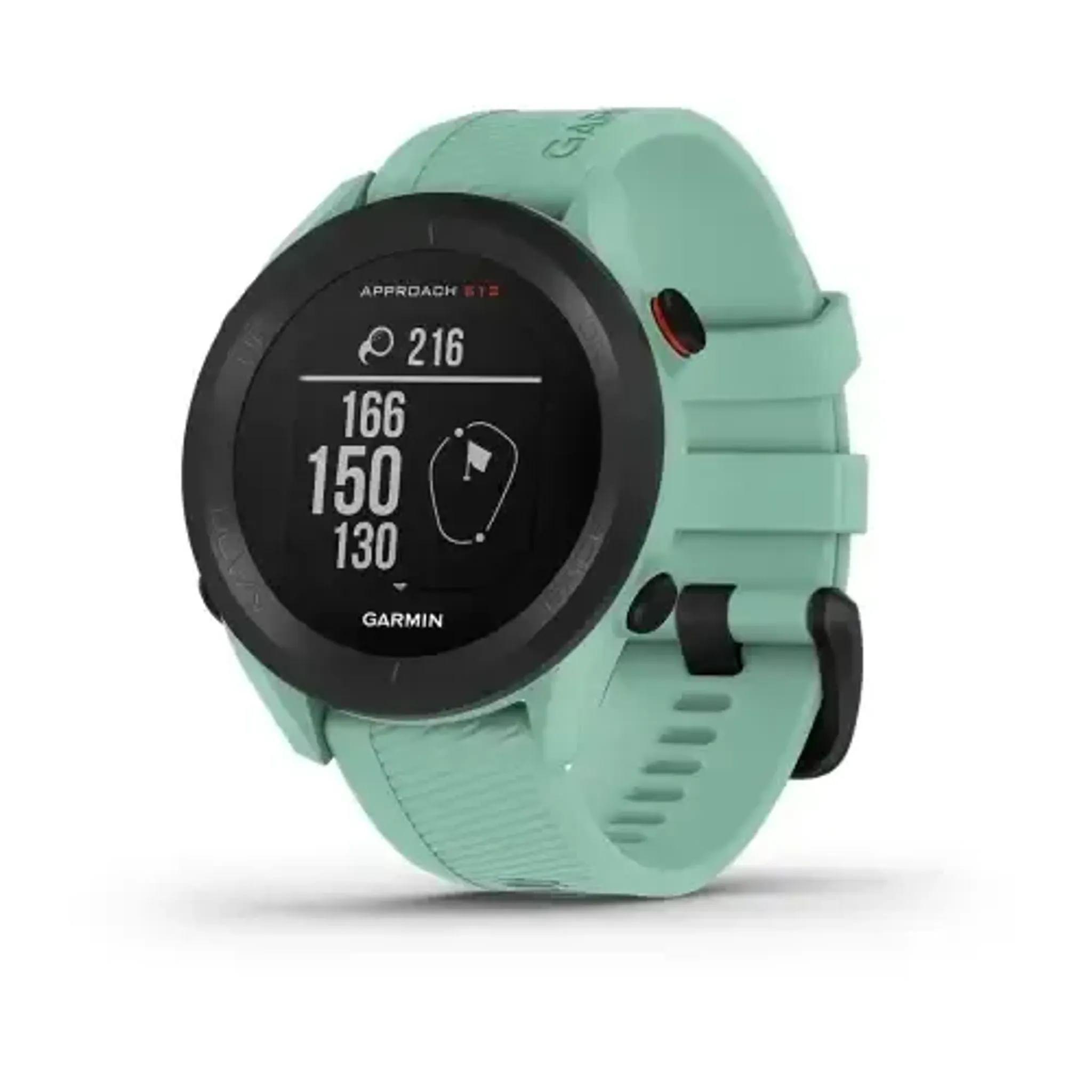 Orologio da golf GPS Garmin Approach S12 verde menta